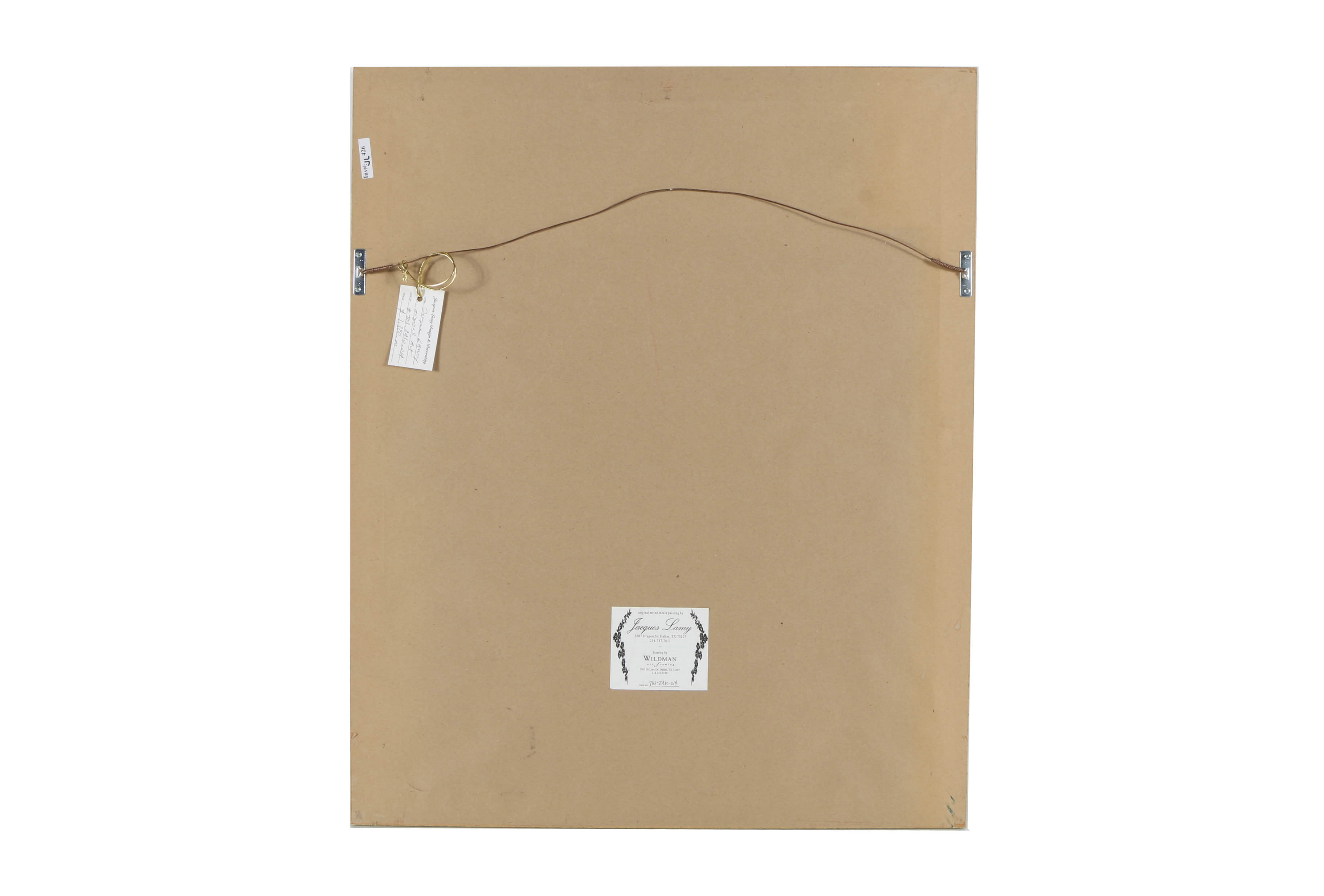 Jacques Lamy Mixed Media Composition on Board of a Still-Life