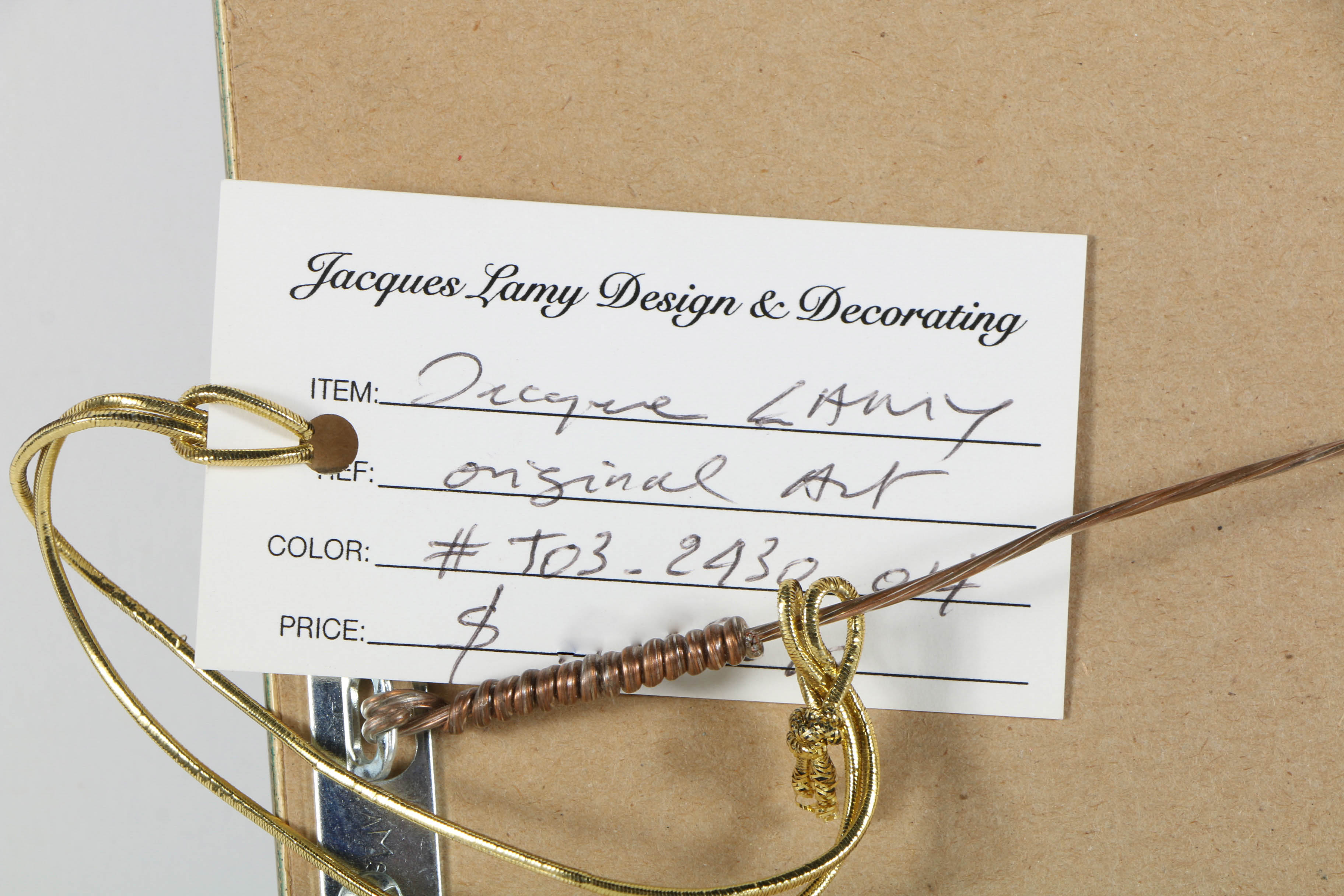 Jacques Lamy Mixed Media Composition on Board of a Still-Life