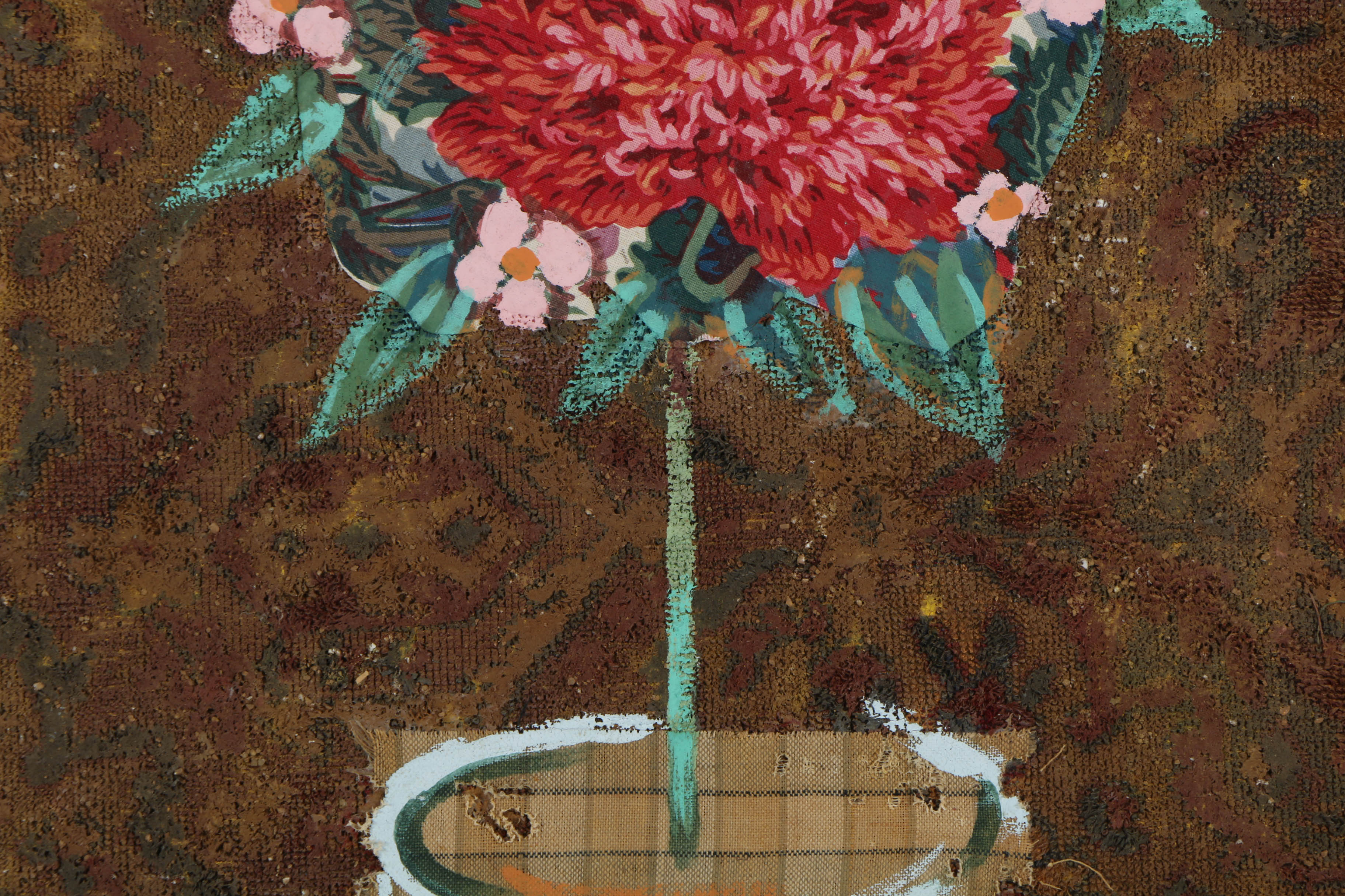 Jacques Lamy Mixed Media Composition on Board of a Still-Life