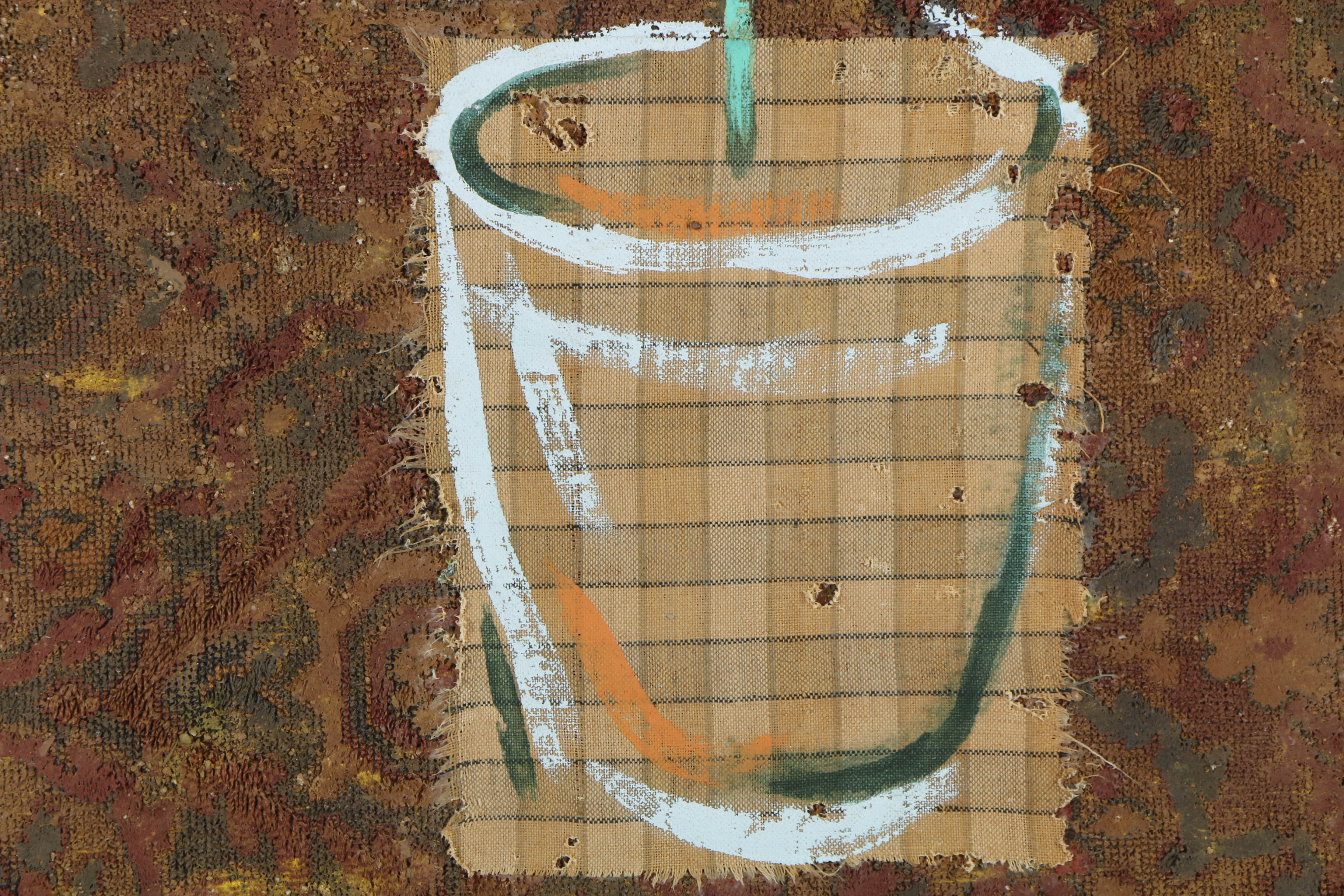 Jacques Lamy Mixed Media Composition on Board of a Still-Life