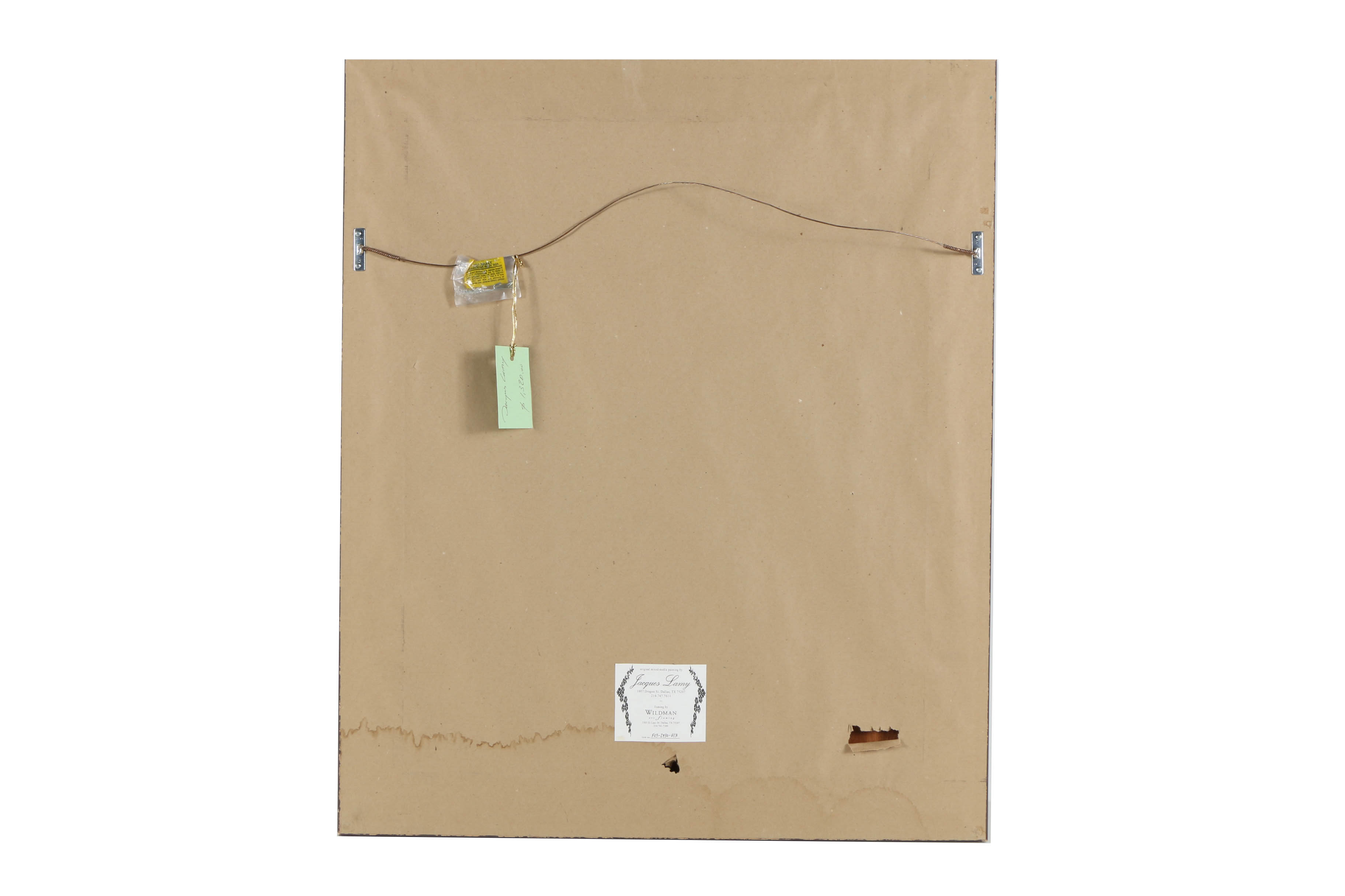 Jacques Lamy Mixed Media Composition on Board of a Still-Life