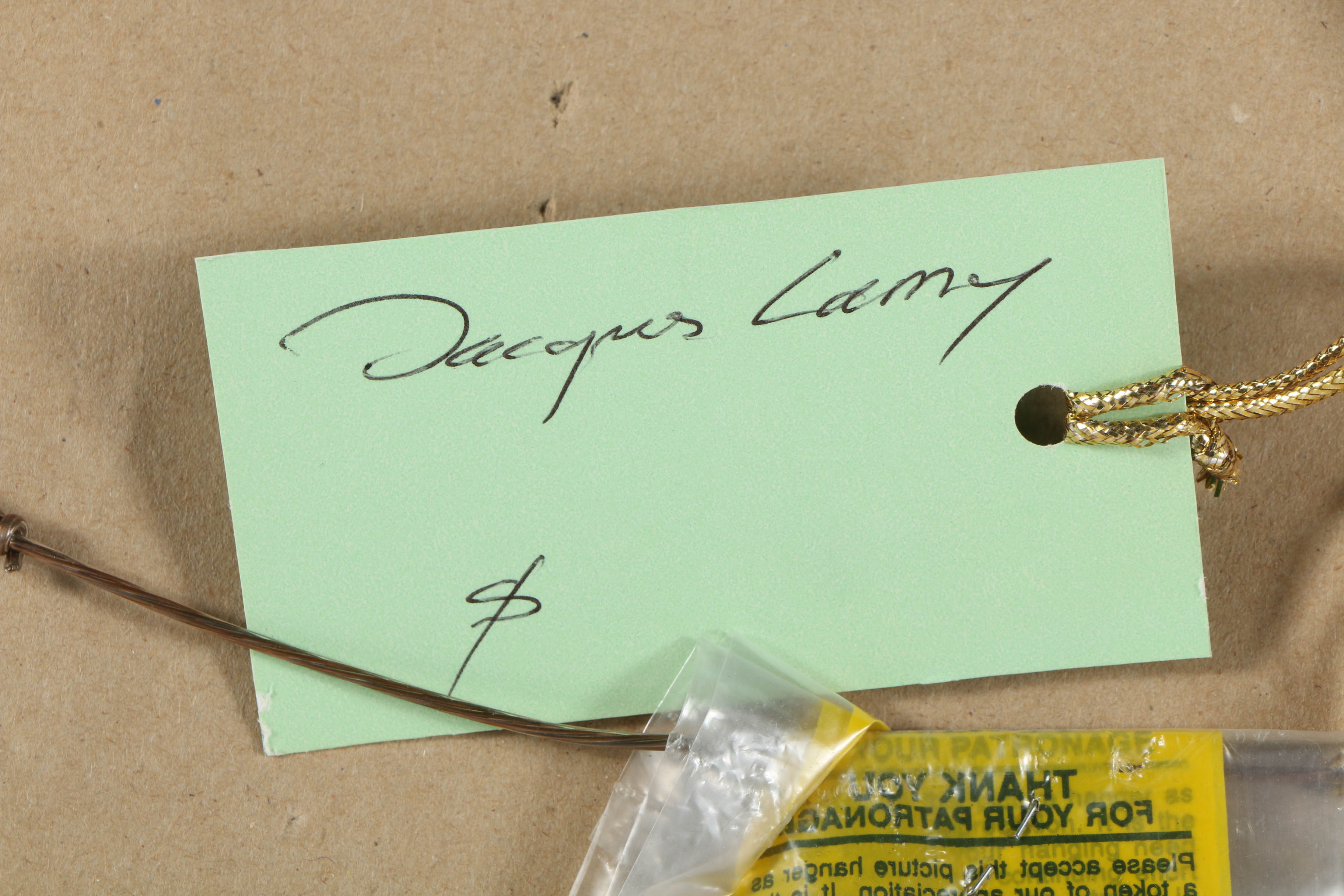 Jacques Lamy Mixed Media Composition on Board of a Still-Life