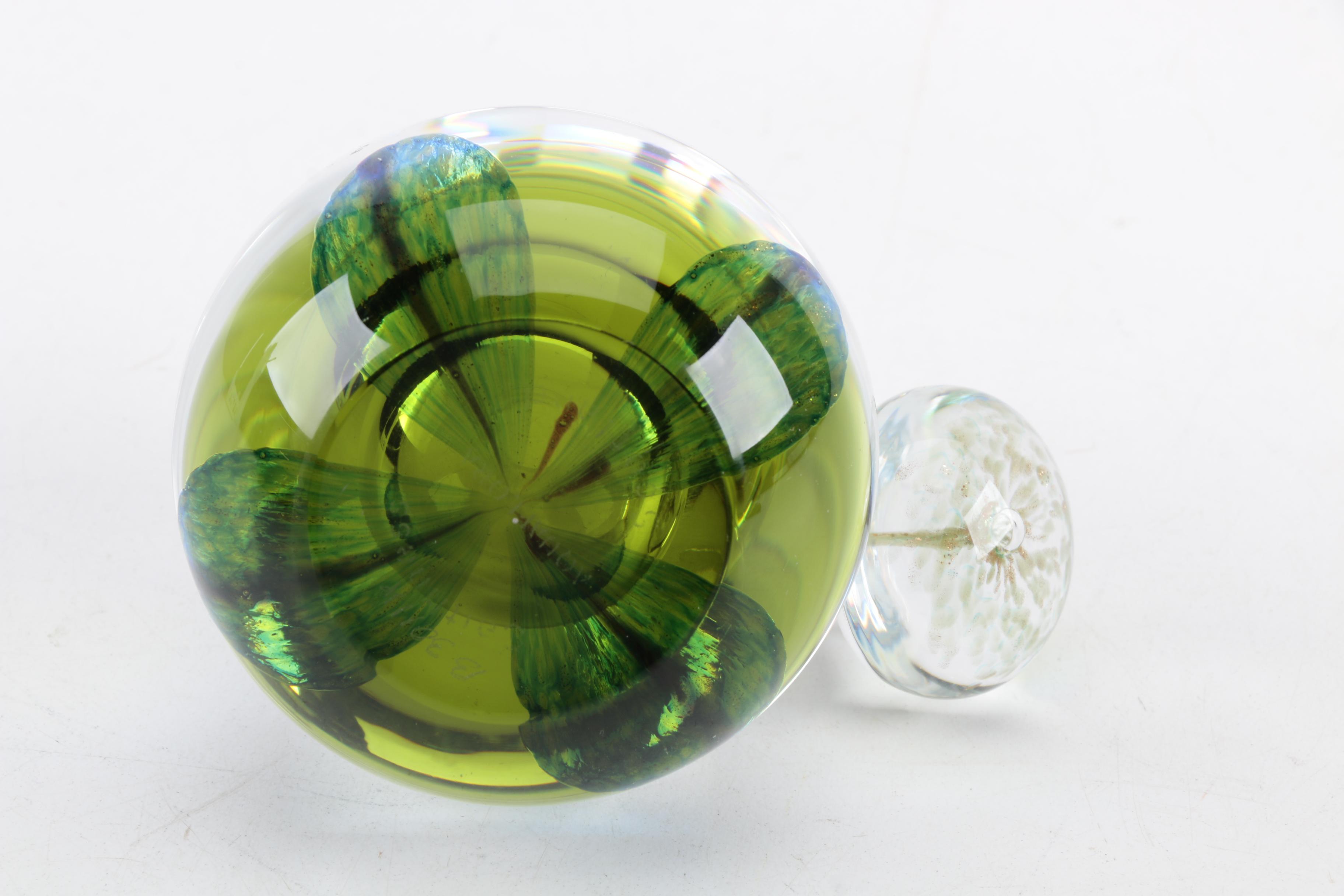 Caithness Art Glass Aquaflora Perfume Bottle