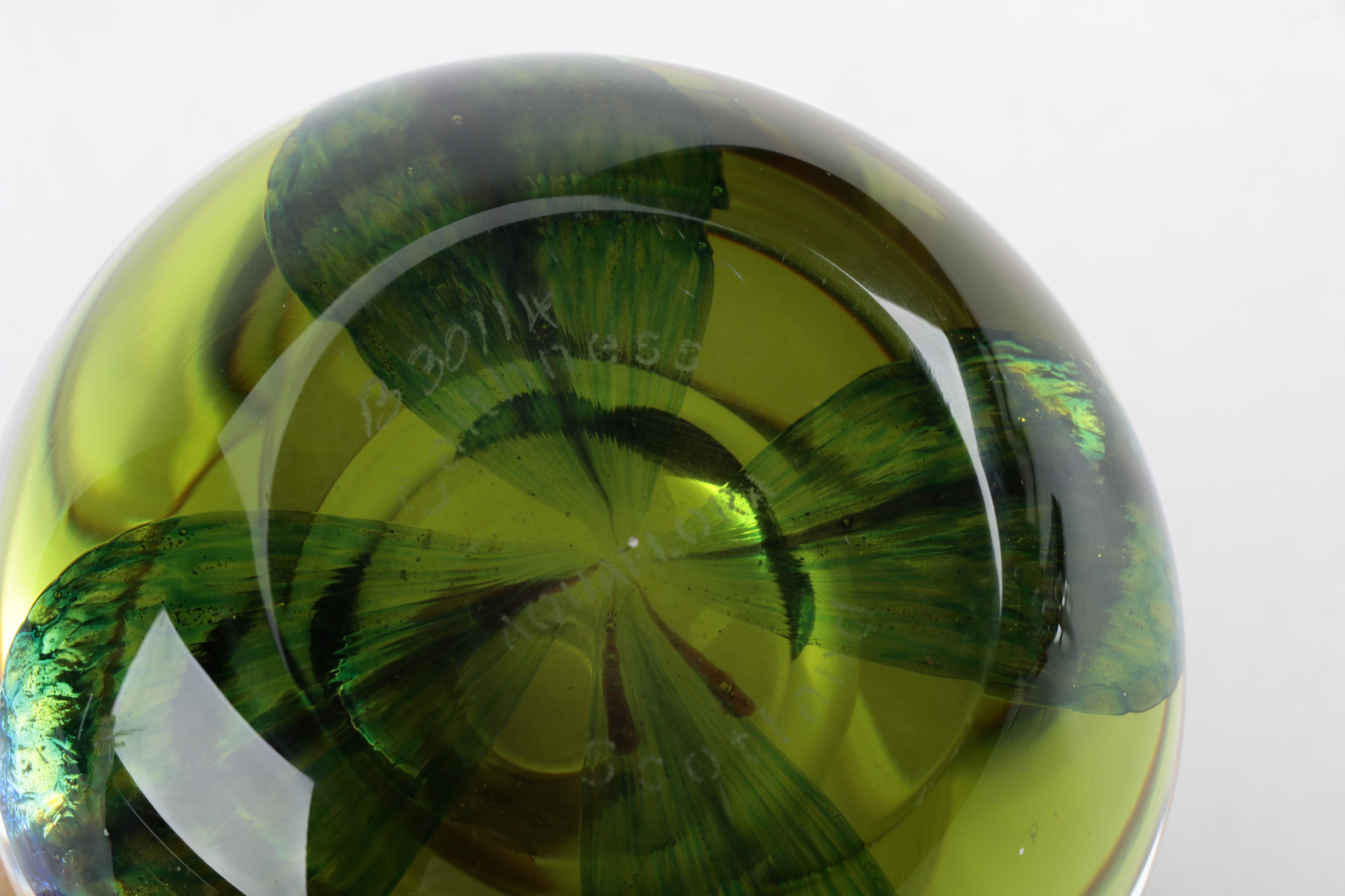 Caithness Art Glass Aquaflora Perfume Bottle