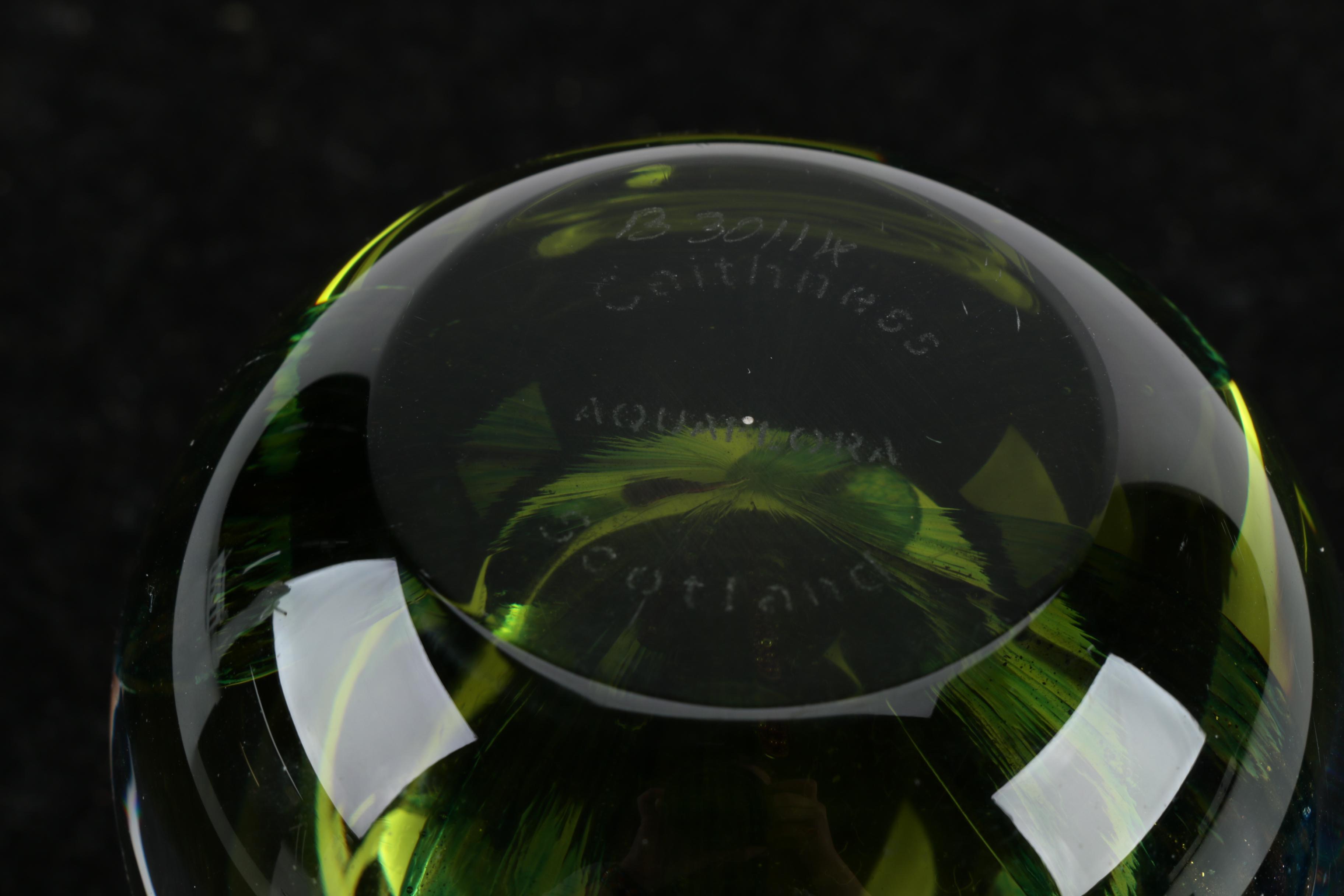 Caithness Art Glass Aquaflora Perfume Bottle