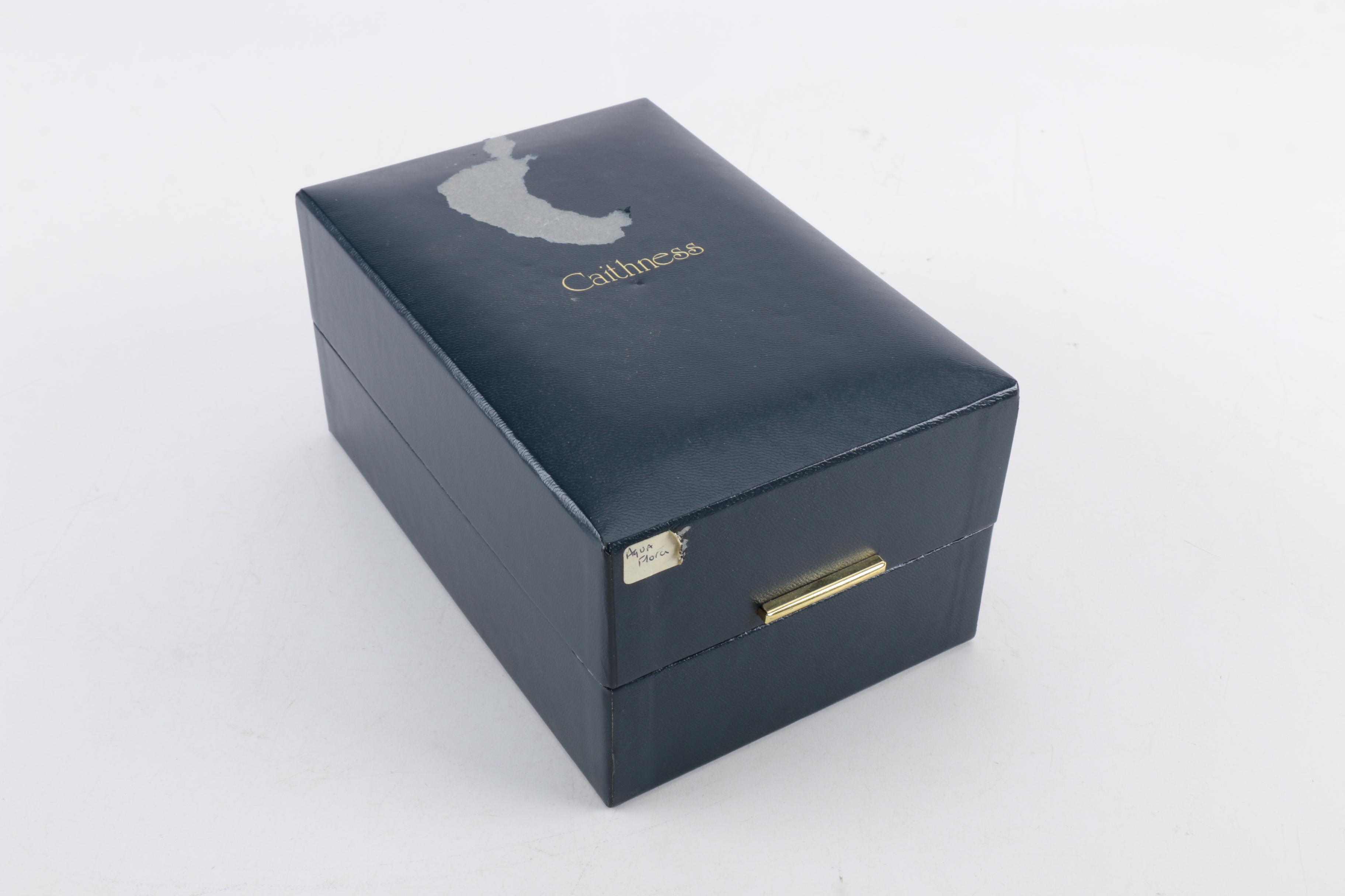 Caithness Art Glass Aquaflora Perfume Bottle