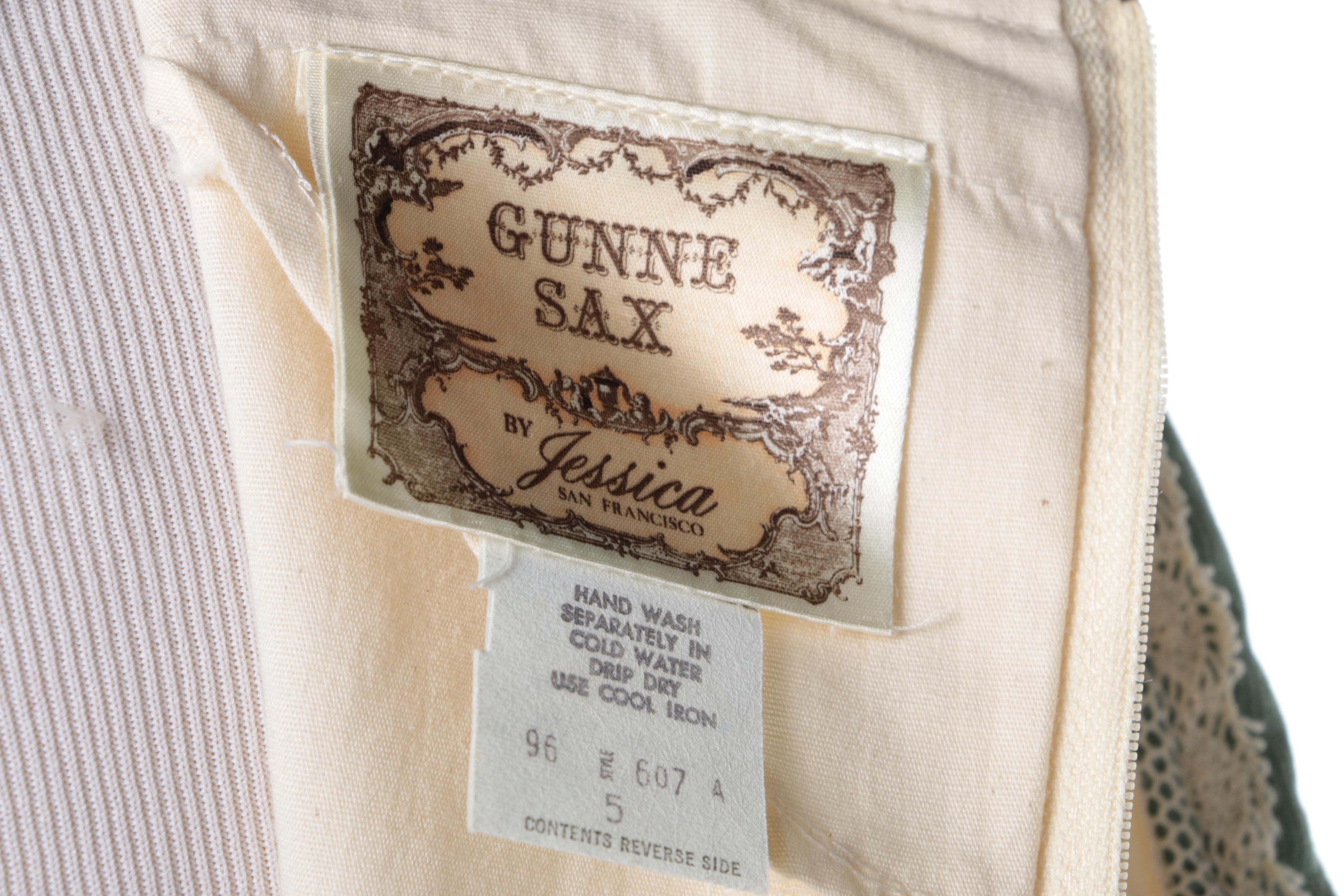 Circa 1970s Vintage Jessica McClintock Gunne Sax Dress