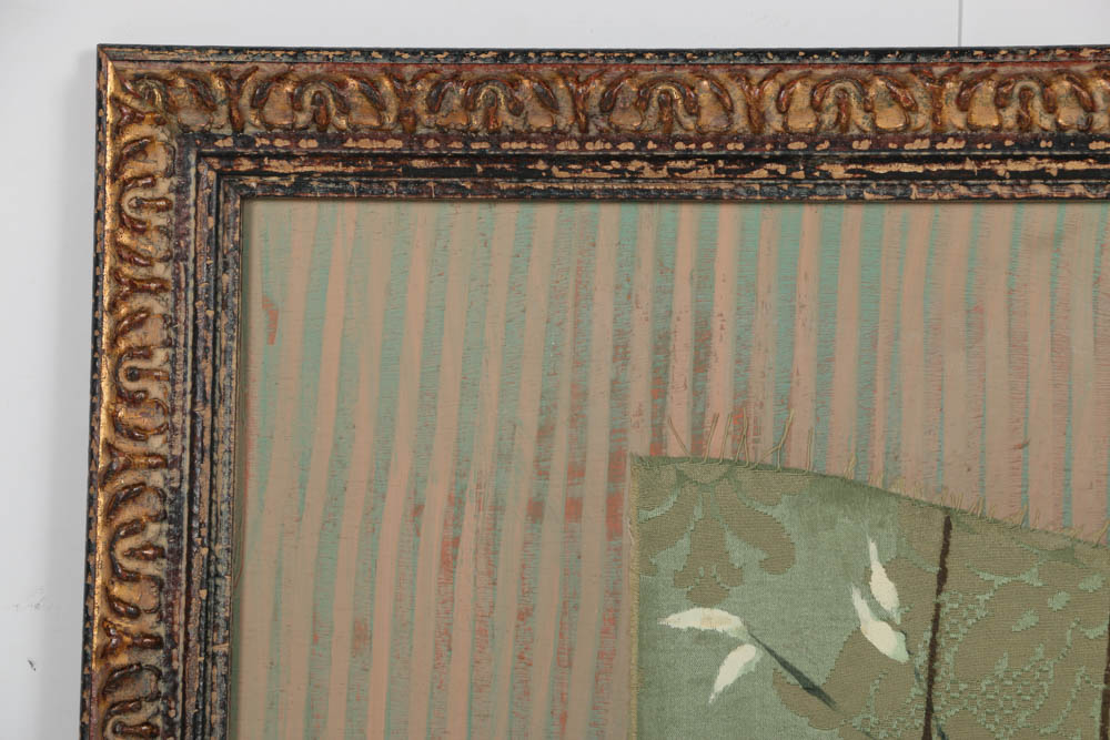 Jacques Lamy Mixed Media Painting on Board of a Classical Scene