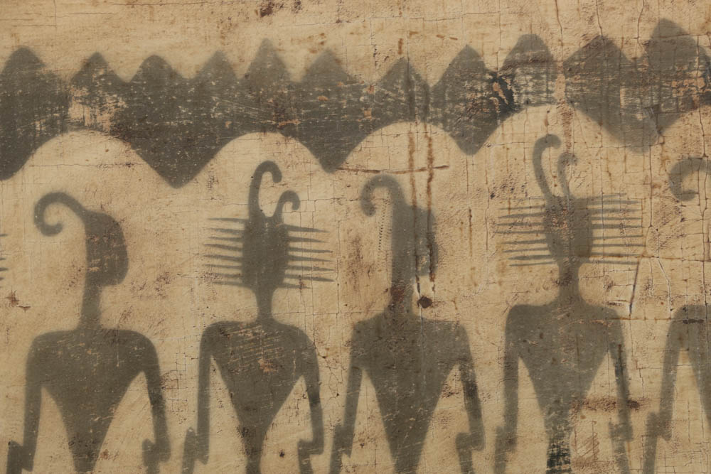 Jacques Lamy Fresco Painting on Burlap "Stone"