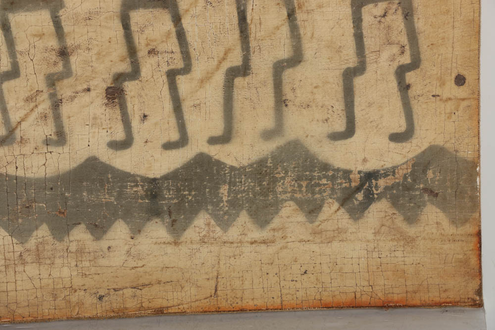 Jacques Lamy Fresco Painting on Burlap "Stone"