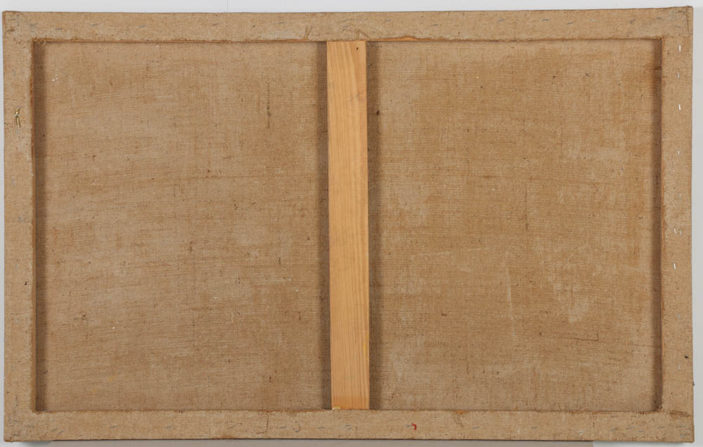 Jacques Lamy Fresco Painting on Burlap "Venice Façade"