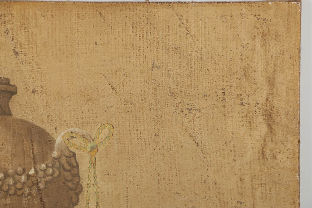 Jacques Lamy Fresco Painting on Burlap