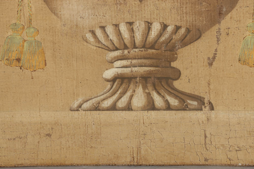 Jacques Lamy Fresco Painting on Burlap