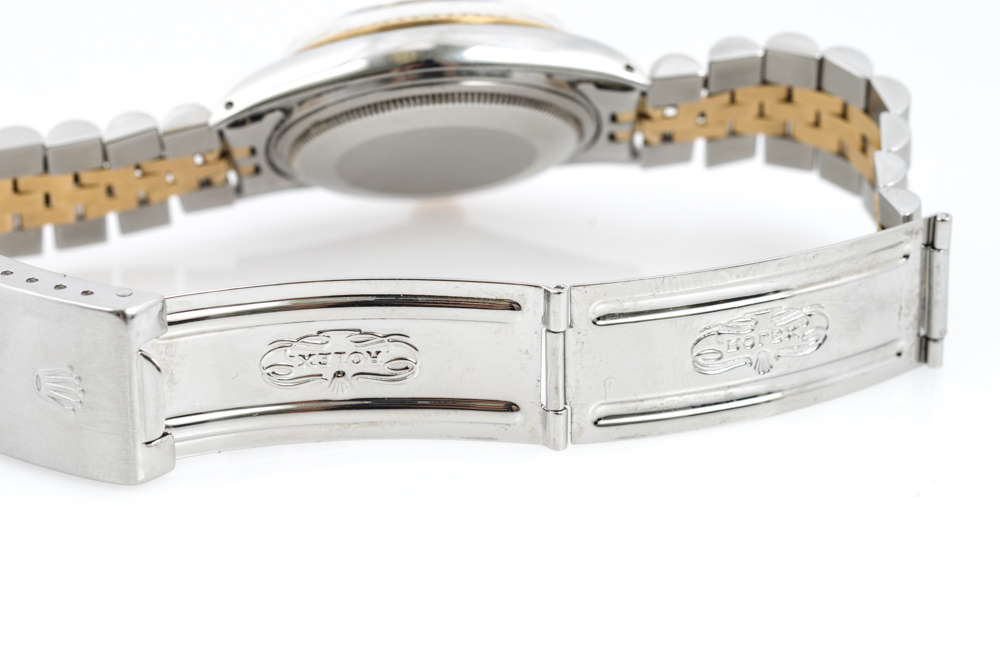 Vintage Rolex 18K Yellow Gold Datejust Diamond Watch