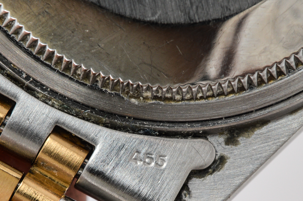 Vintage Rolex 18K Yellow Gold Datejust Diamond Watch