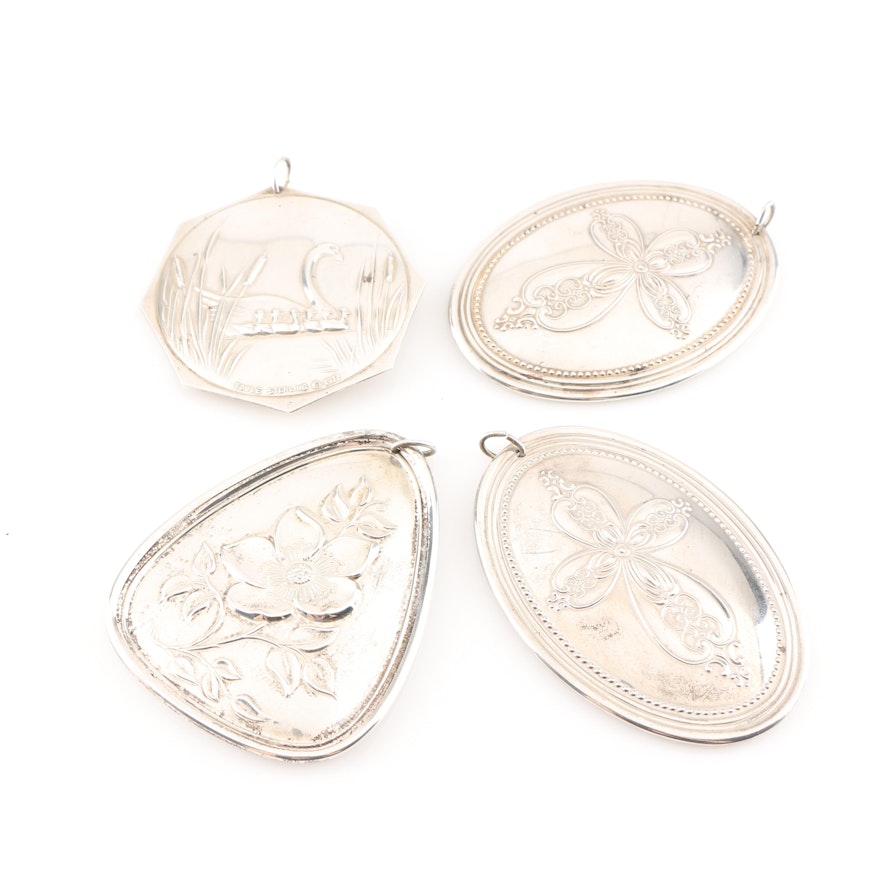 Towle "Twelve Days of Christmas" Annual Sterling Silver Christmas Ornaments