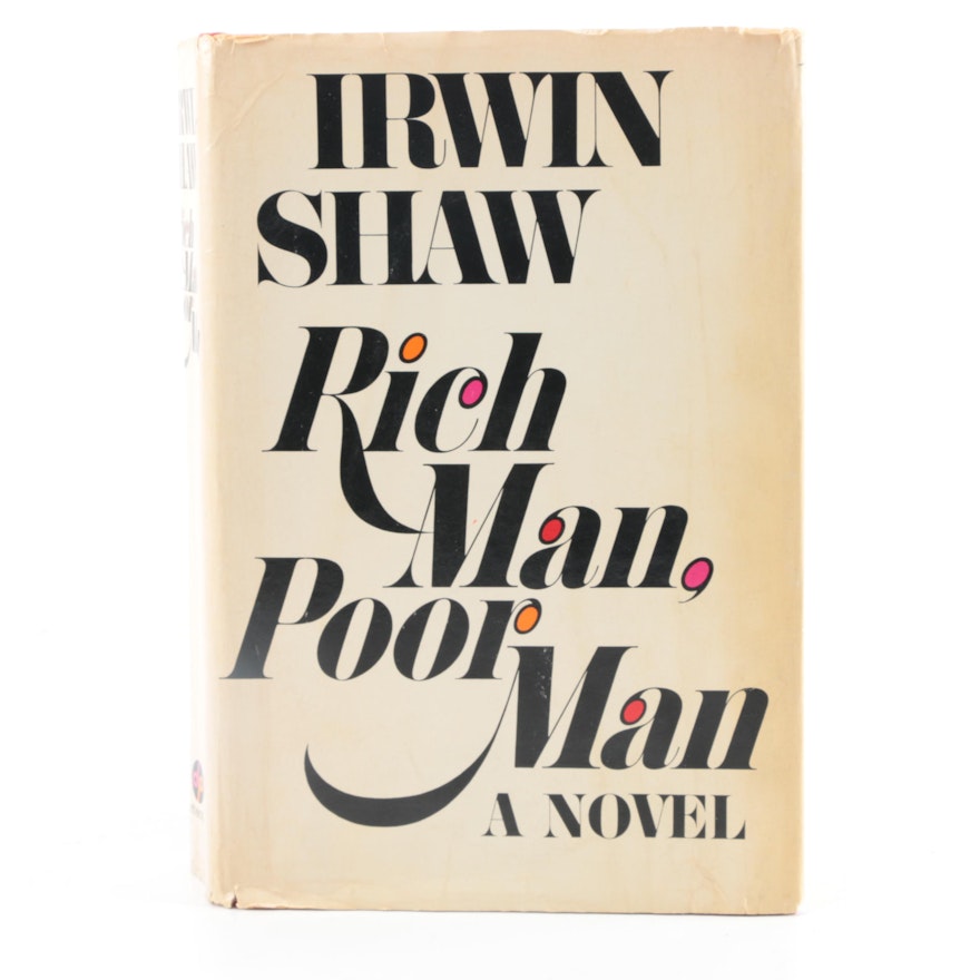 1970 First Printing "Rich Man, Poor Man" by Irwin Shaw