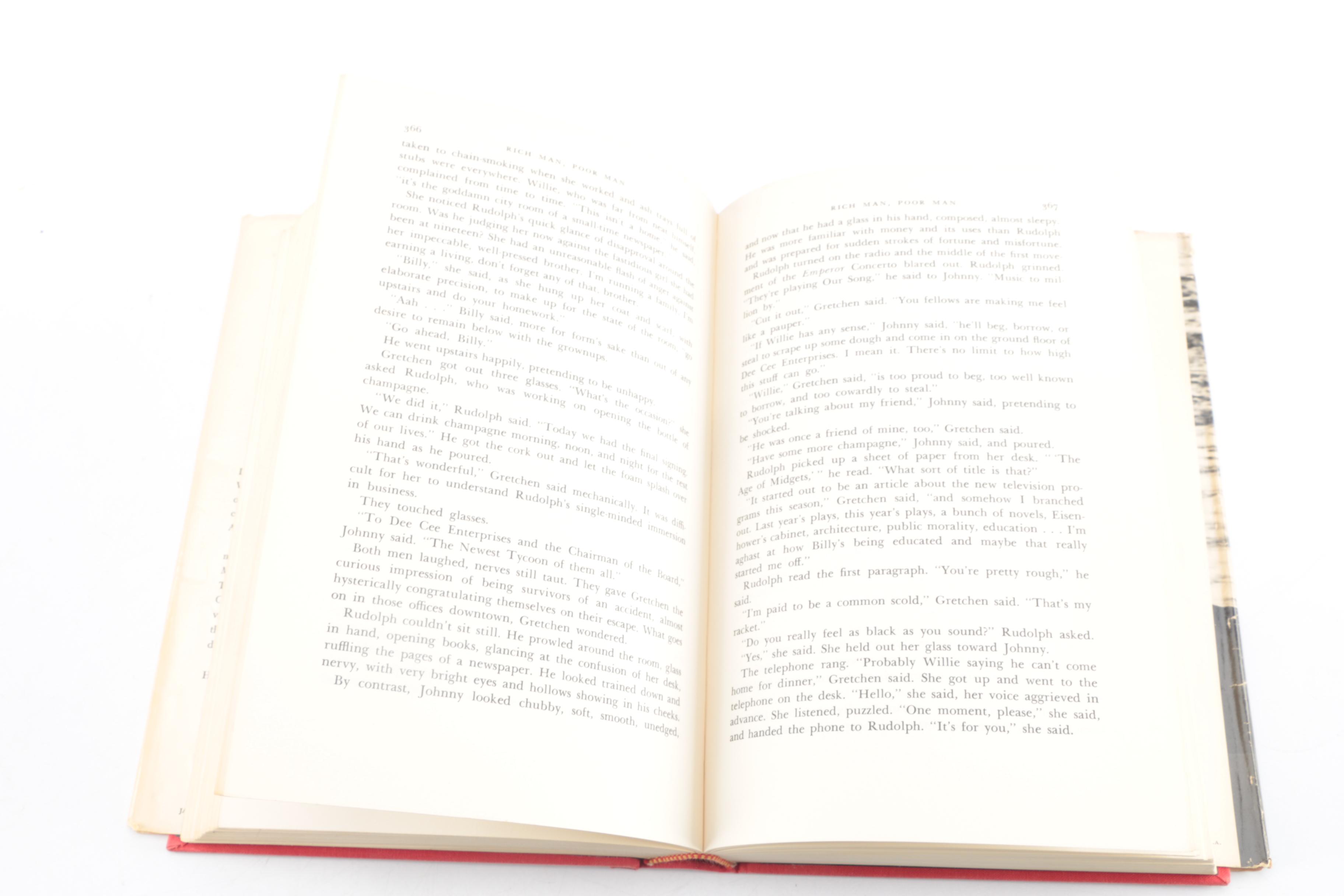 1970 First Printing "Rich Man, Poor Man" by Irwin Shaw