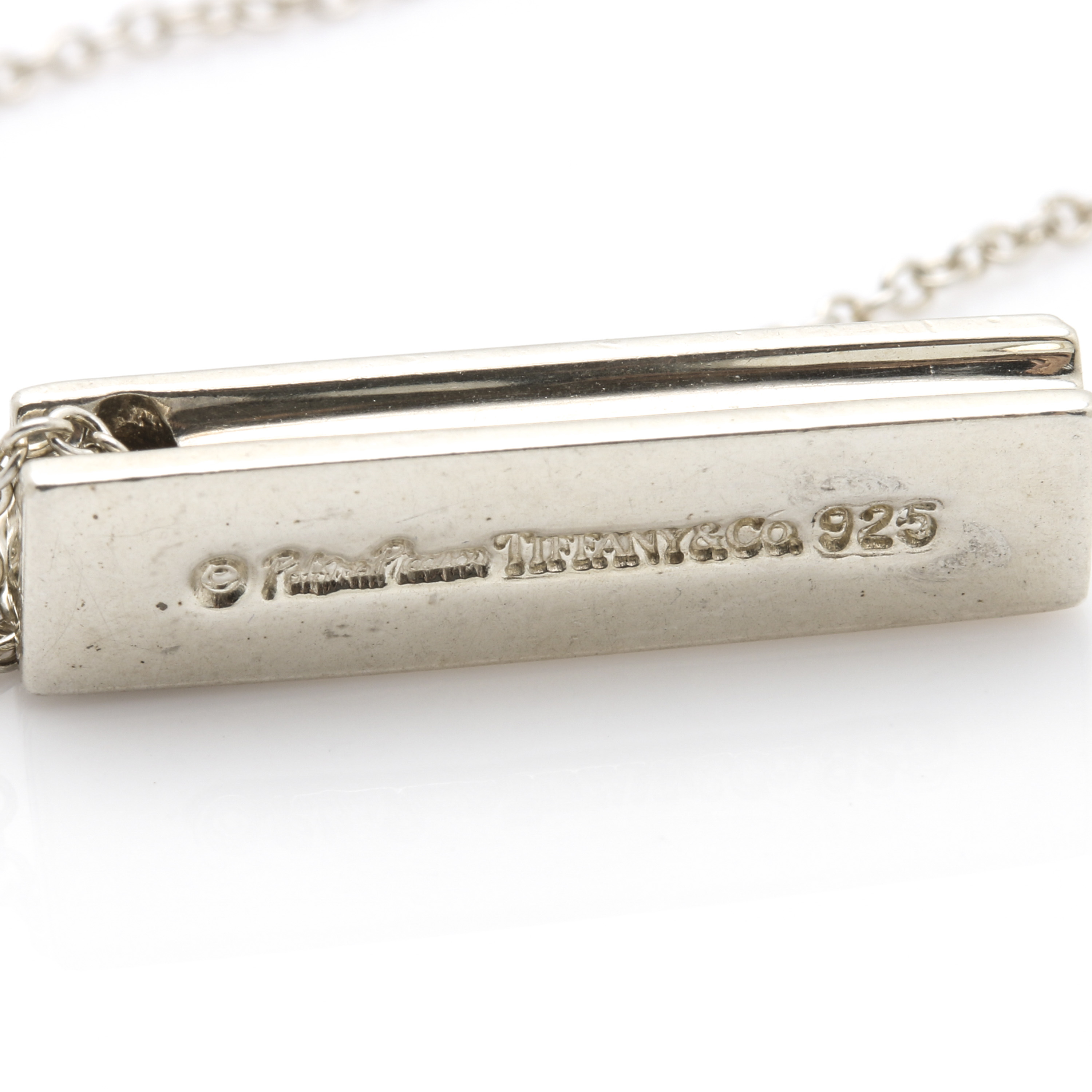 Tiffany & Co. Paloma Picasso Sterling Silver and Diamond Pendant Necklace