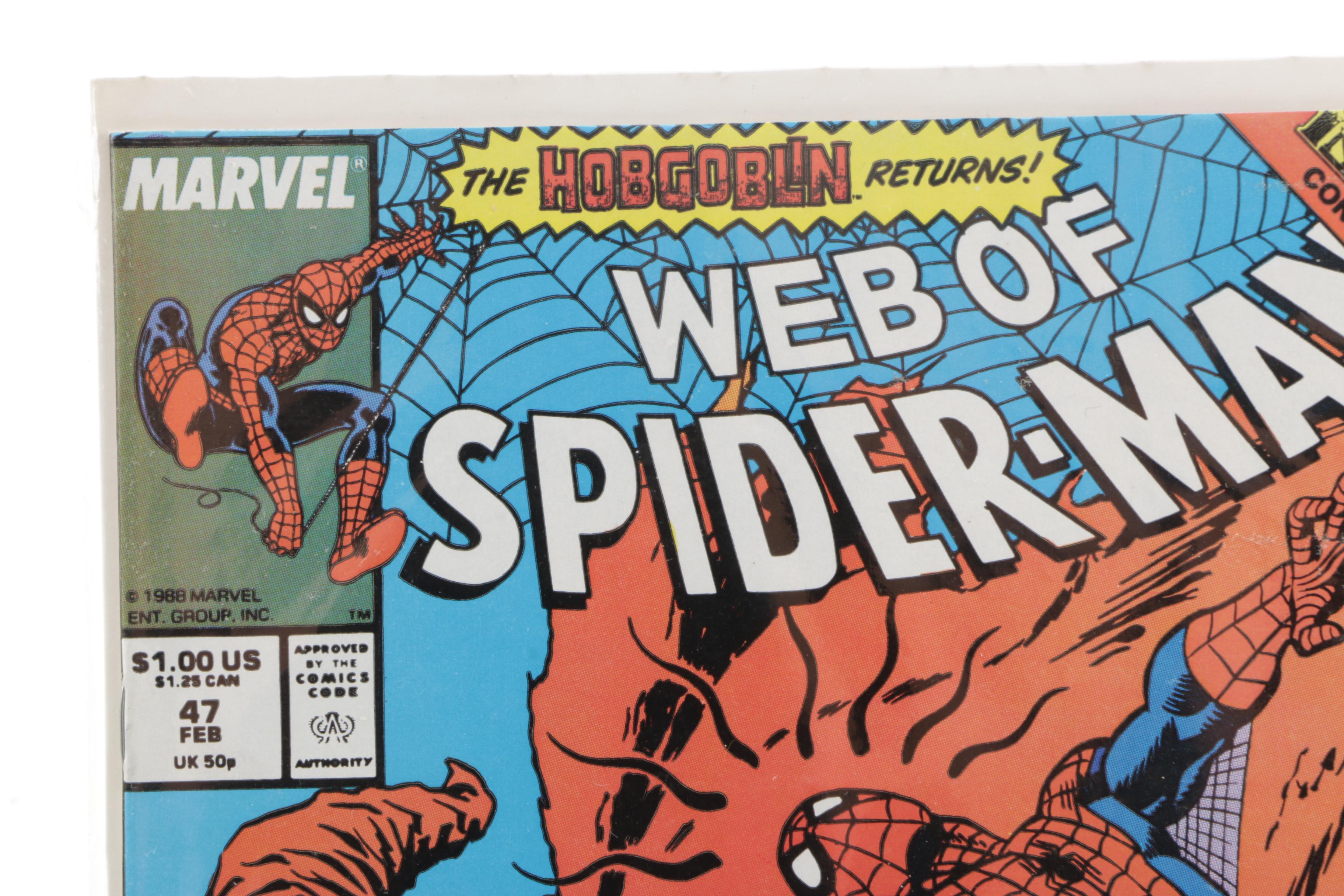 Collection of "Web of Spider-Man" Comic Books