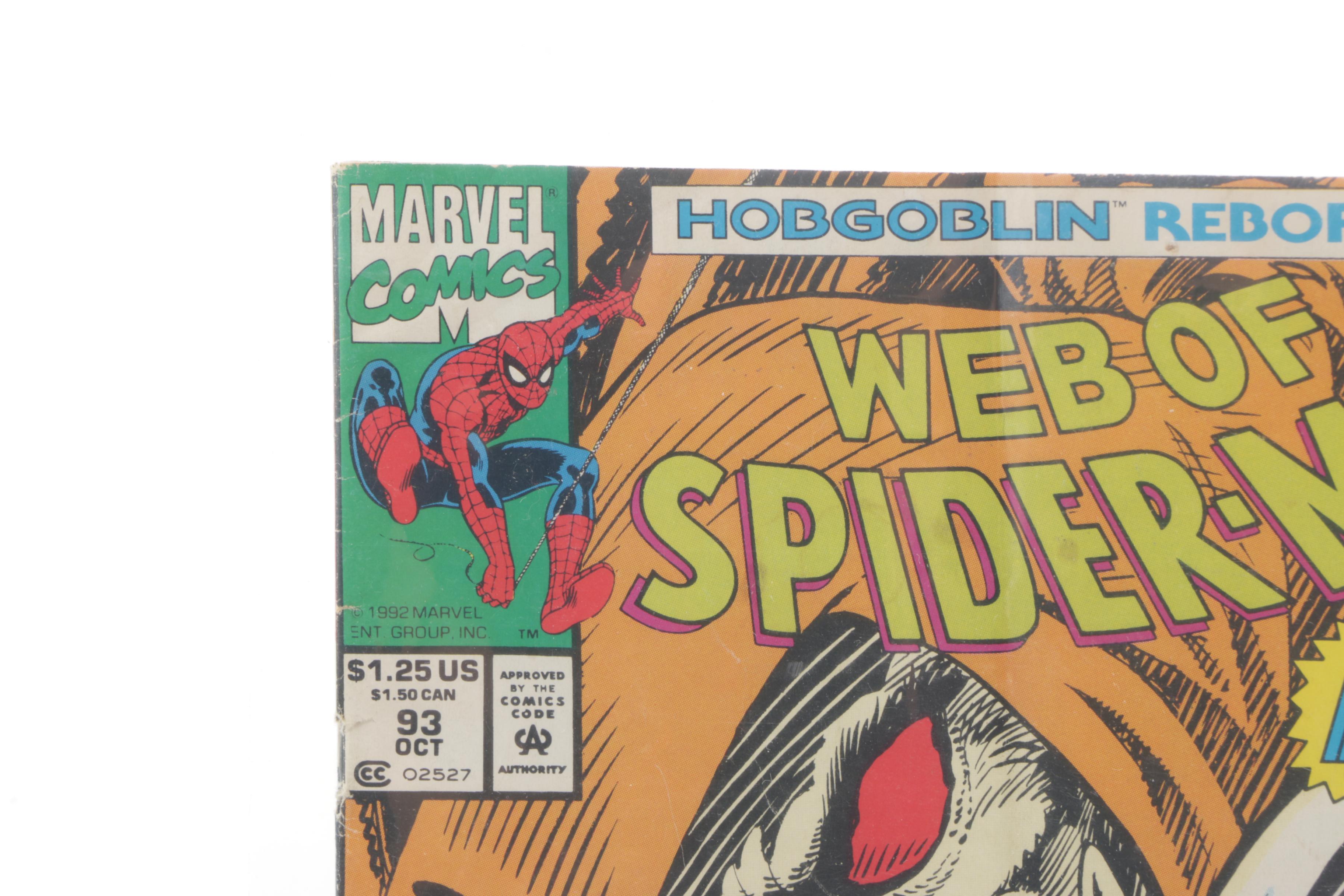 Collection of "Web of Spider-Man" Comic Books