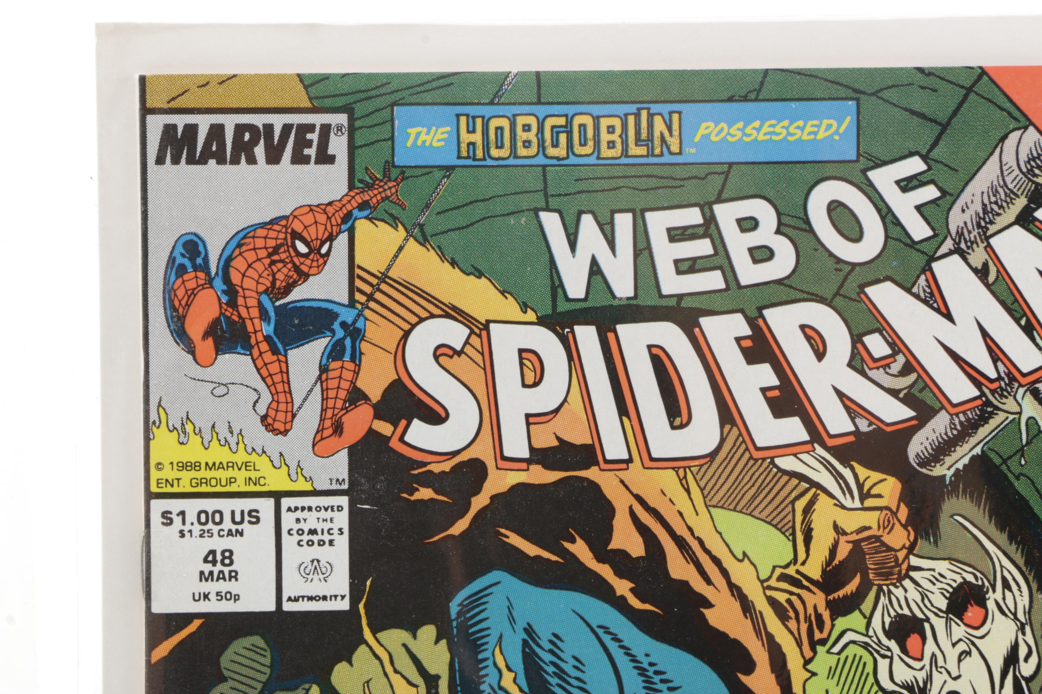 Collection of "Web of Spider-Man" Comic Books