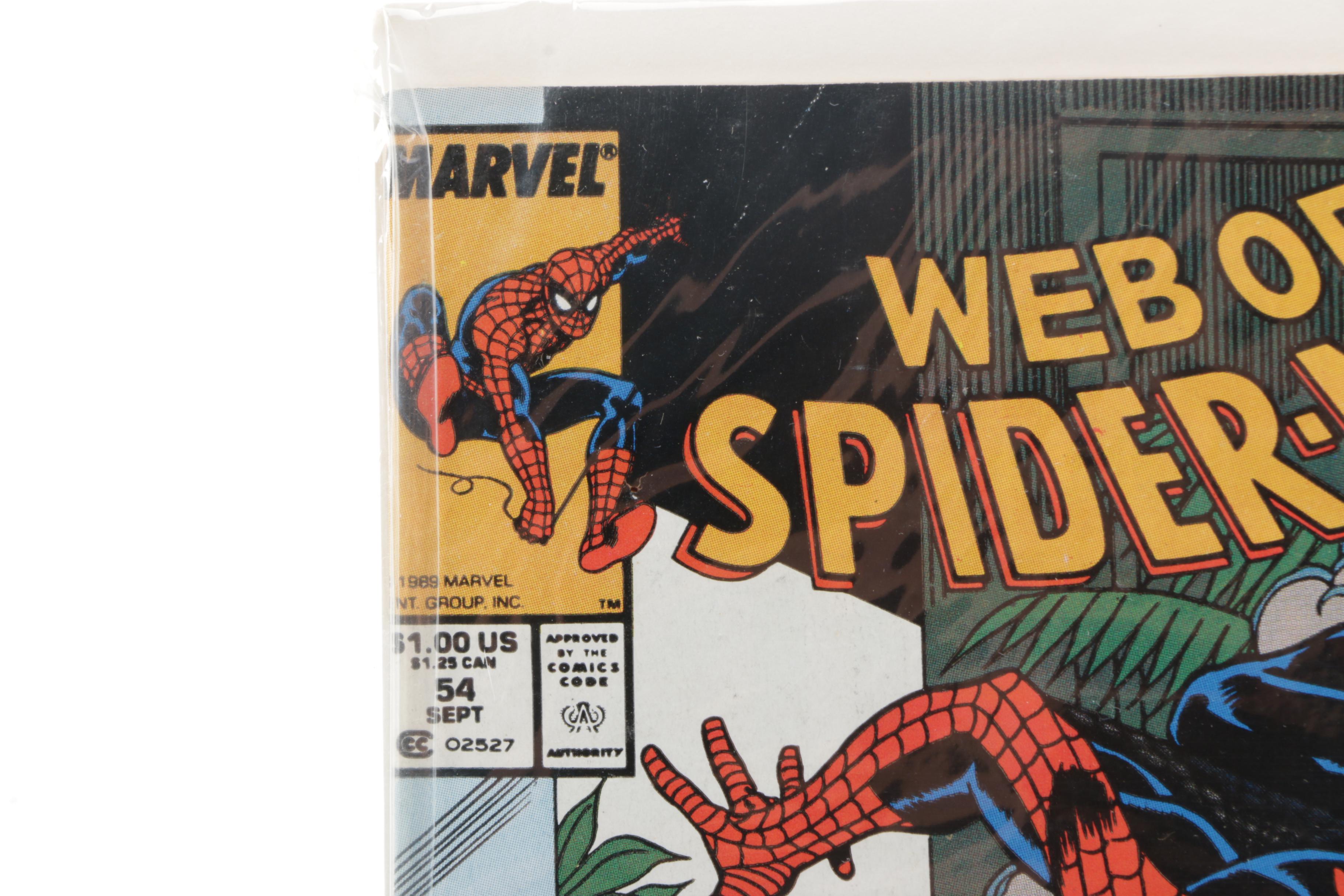Collection of "Web of Spider-Man" Comic Books