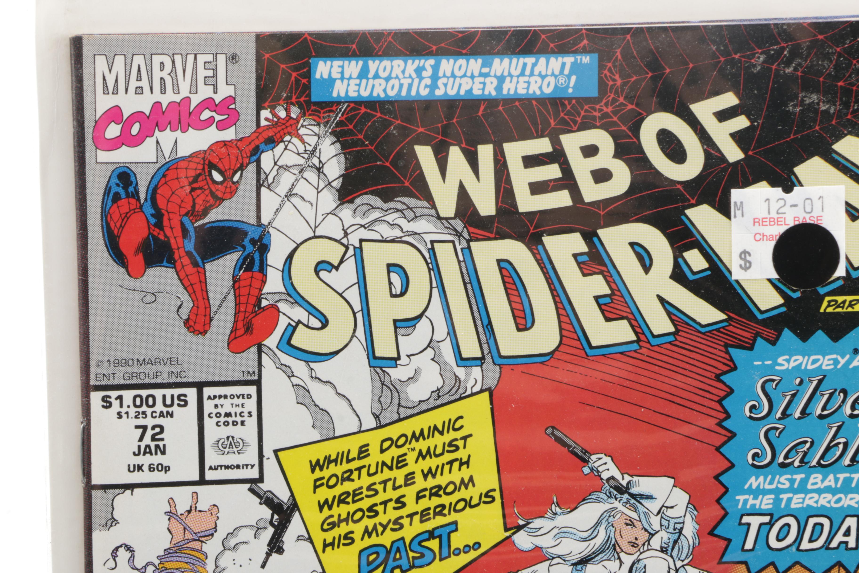 Collection of "Web of Spider-Man" Comic Books