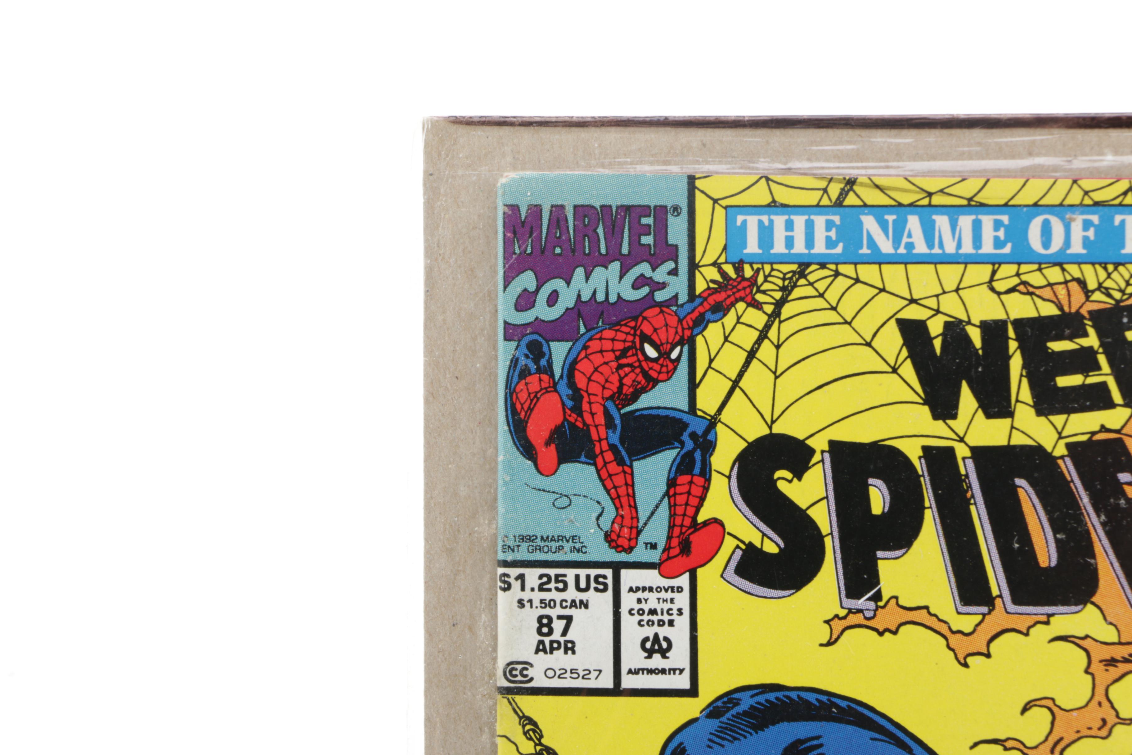 Collection of "Web of Spider-Man" Comic Books