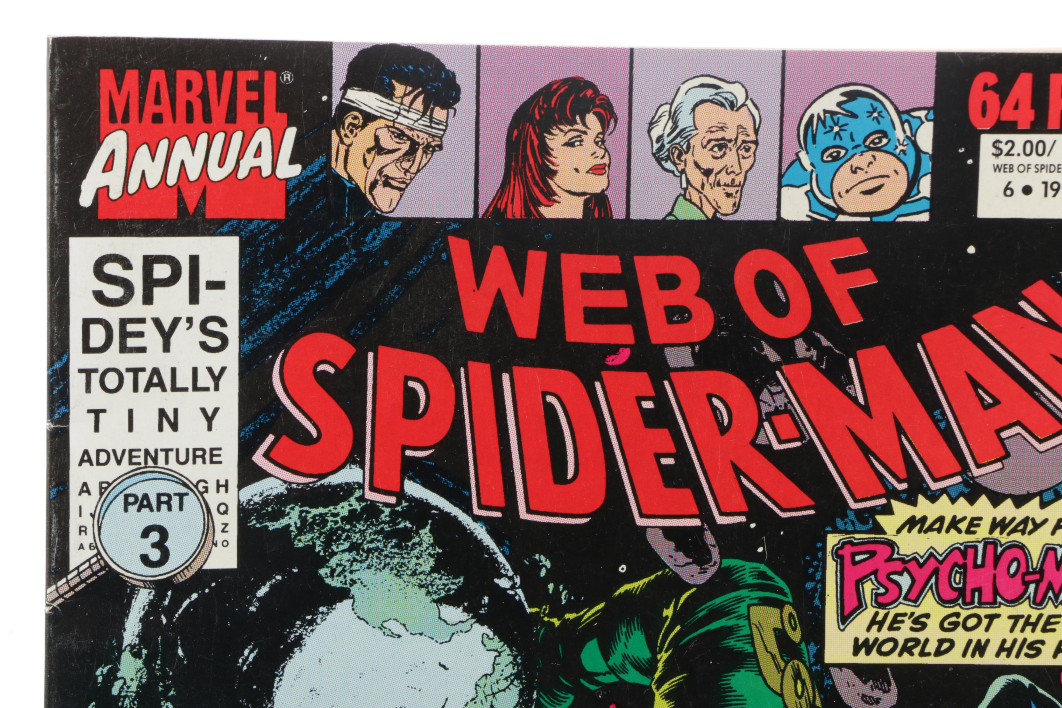 Collection of "Web of Spider-Man" Comic Books