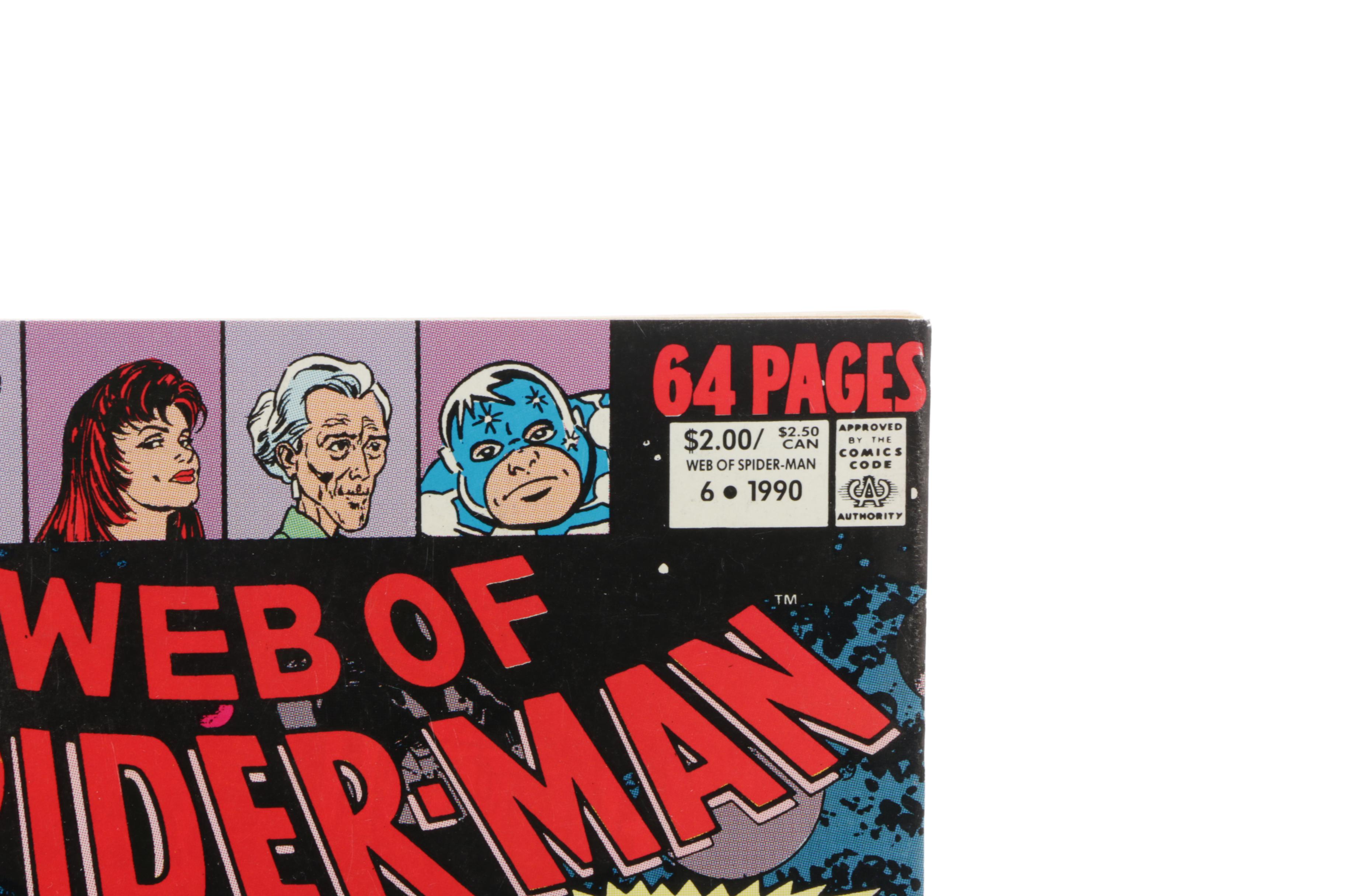Collection of "Web of Spider-Man" Comic Books