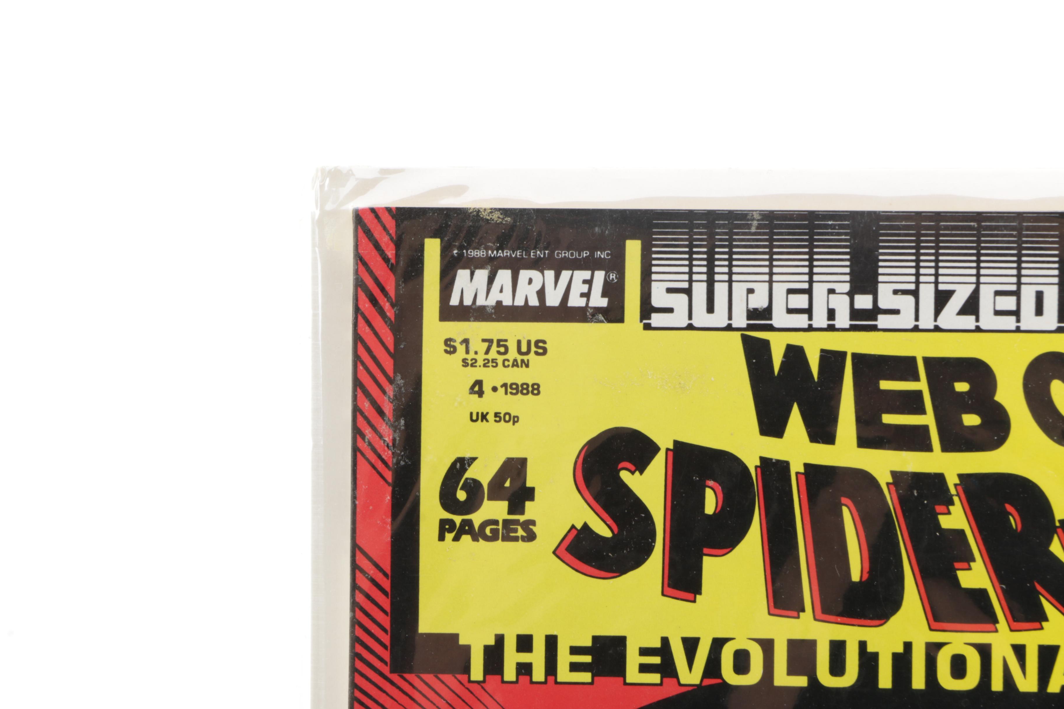 Collection of "Web of Spider-Man" Comic Books