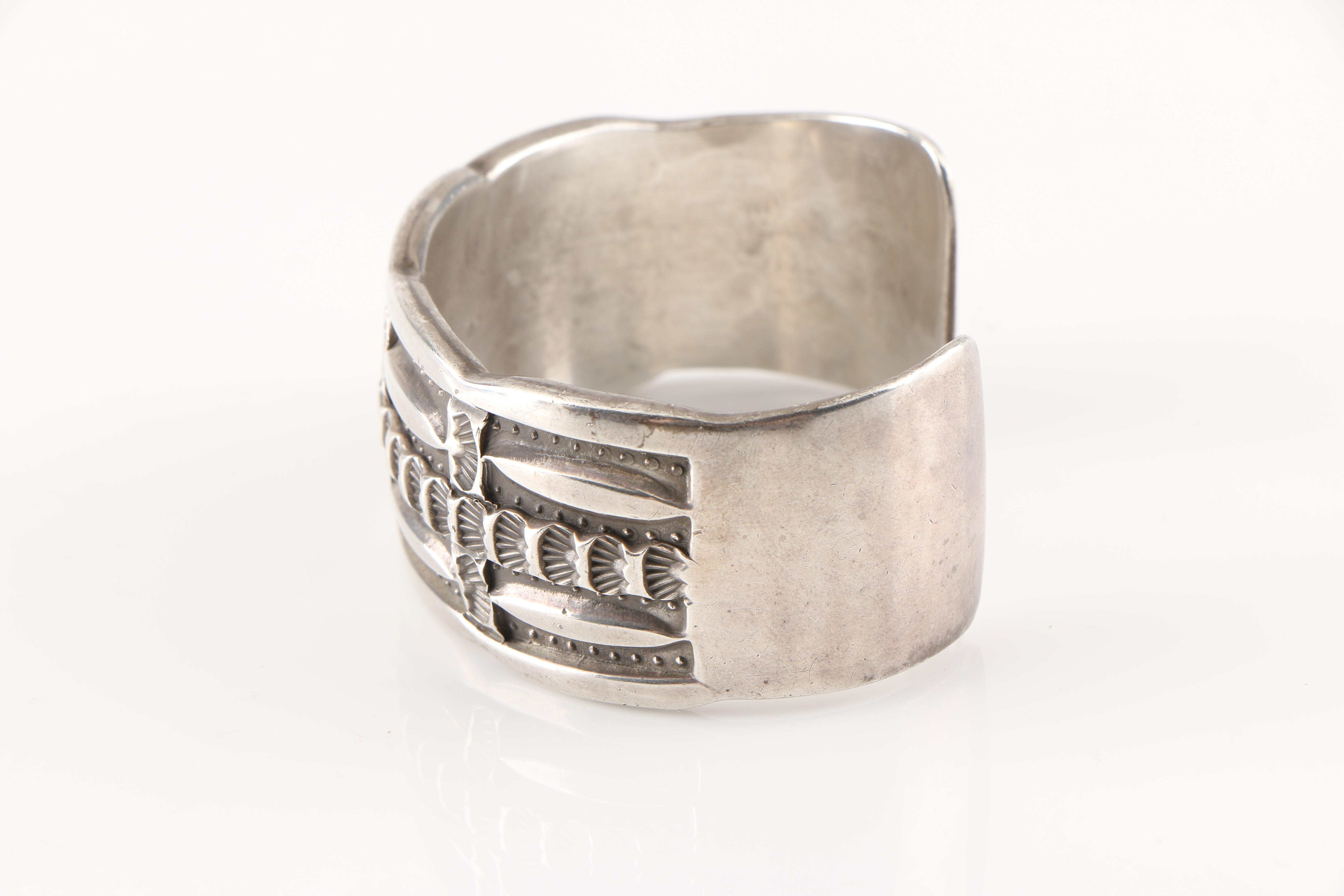 Bill Emerson Navajo Diné Sterling Silver Cuff