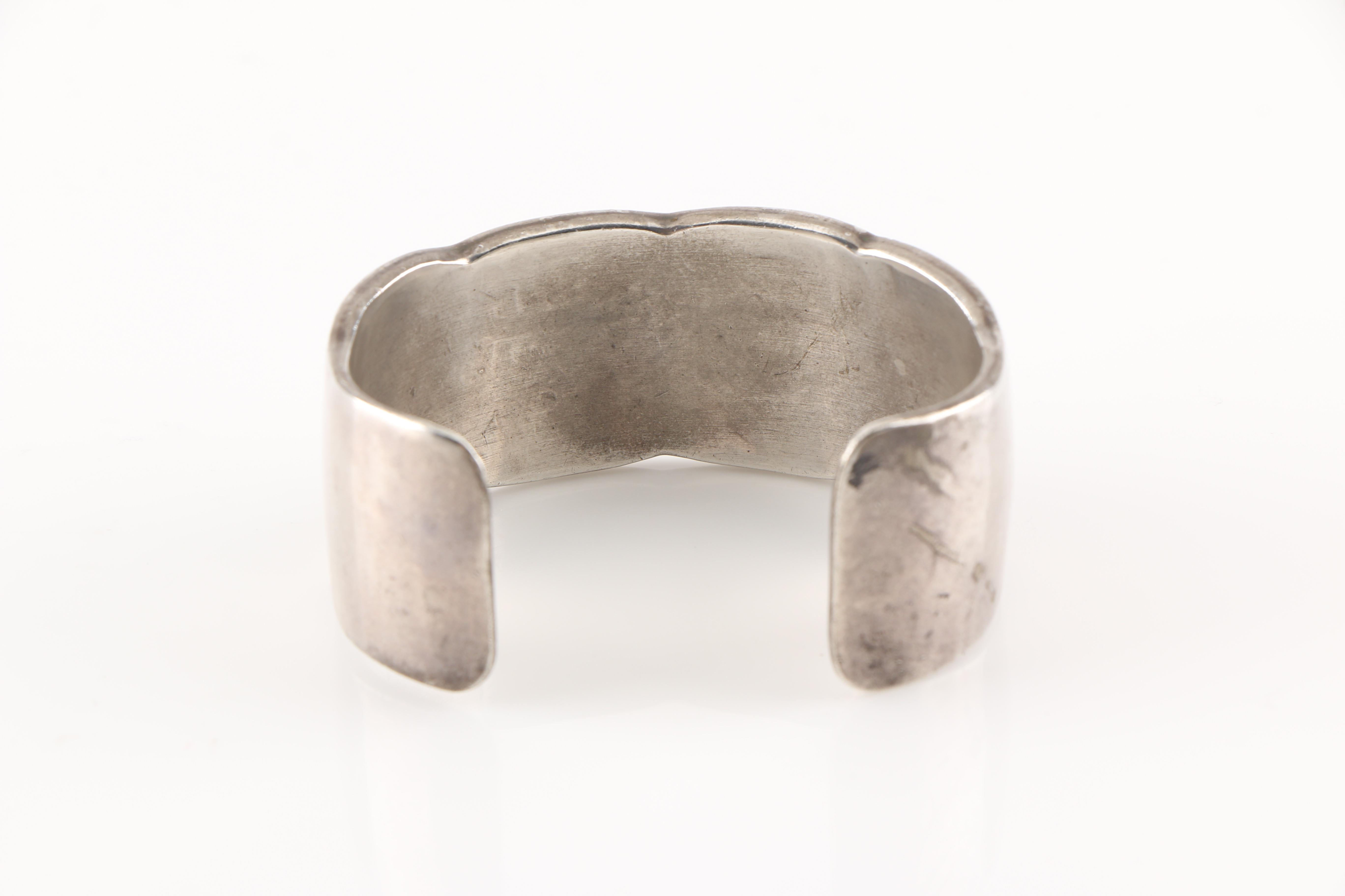 Bill Emerson Navajo Diné Sterling Silver Cuff