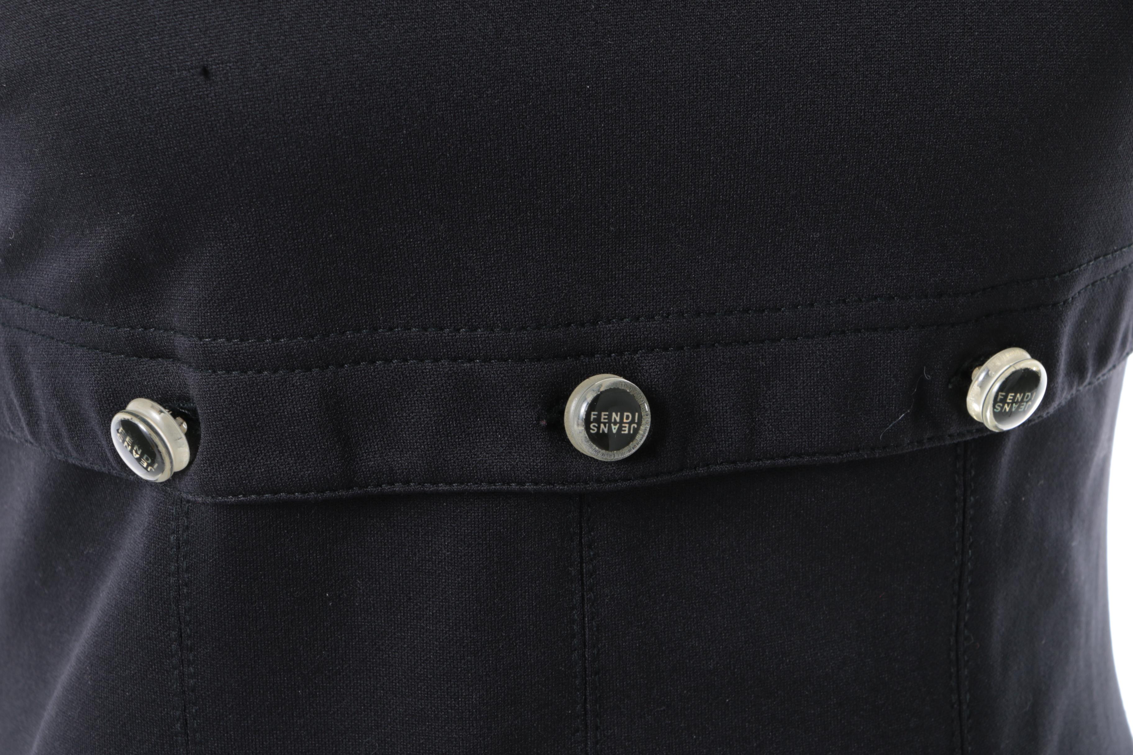 Fendi Black Sleeveless Dress