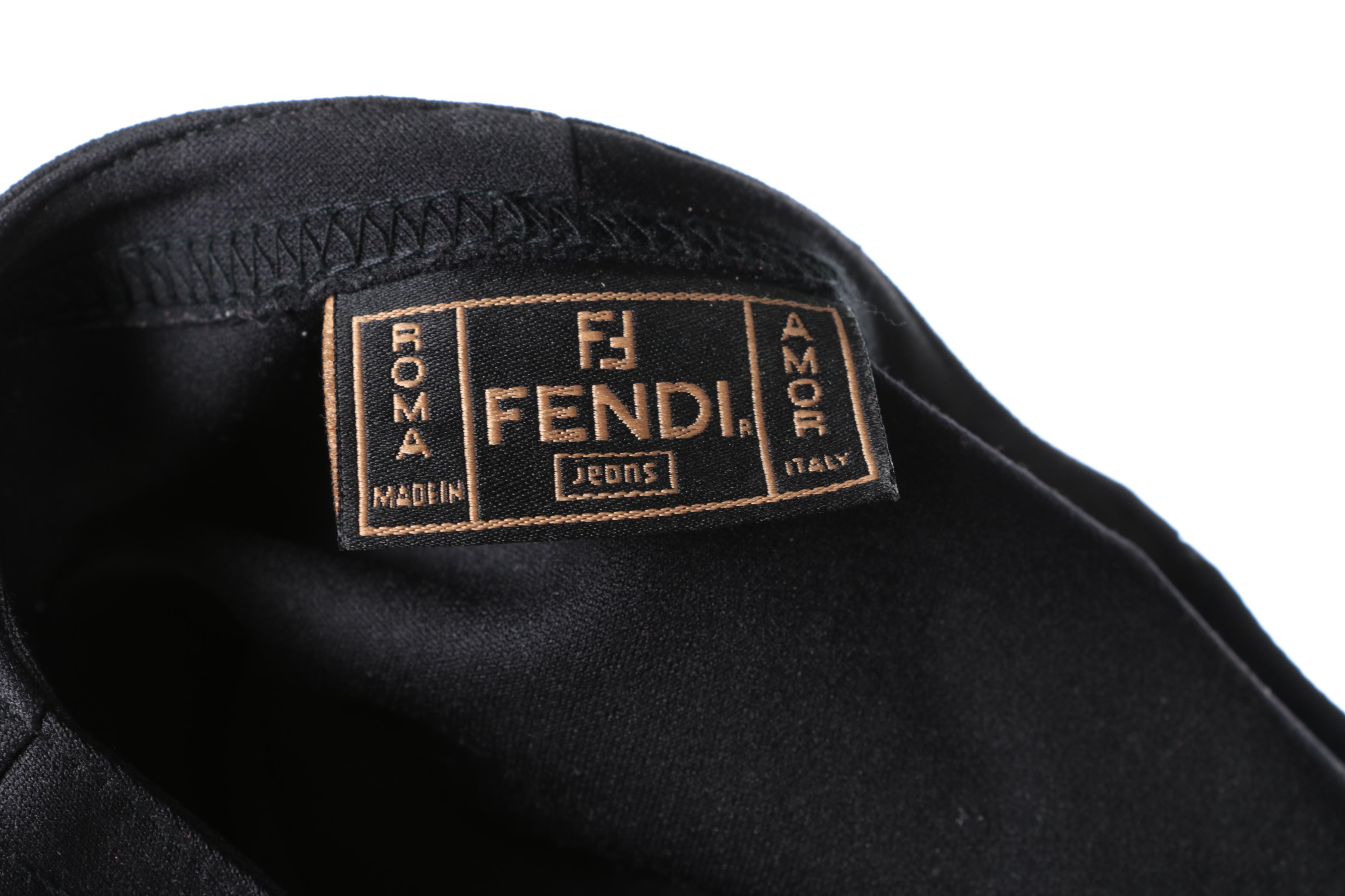 Fendi Black Sleeveless Dress