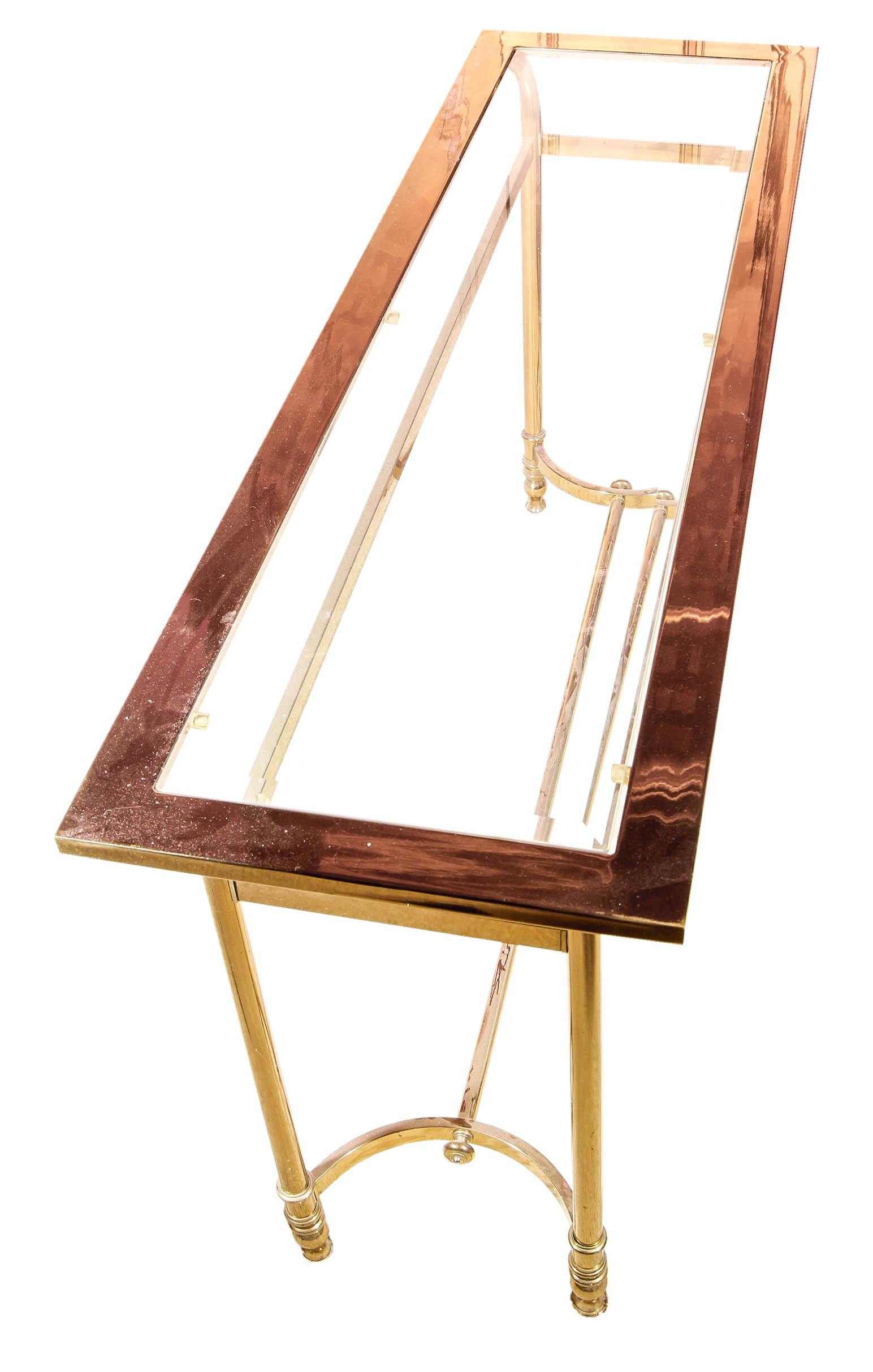 Hollywood Regency Style Cocktail, Sofa, and End Table Set