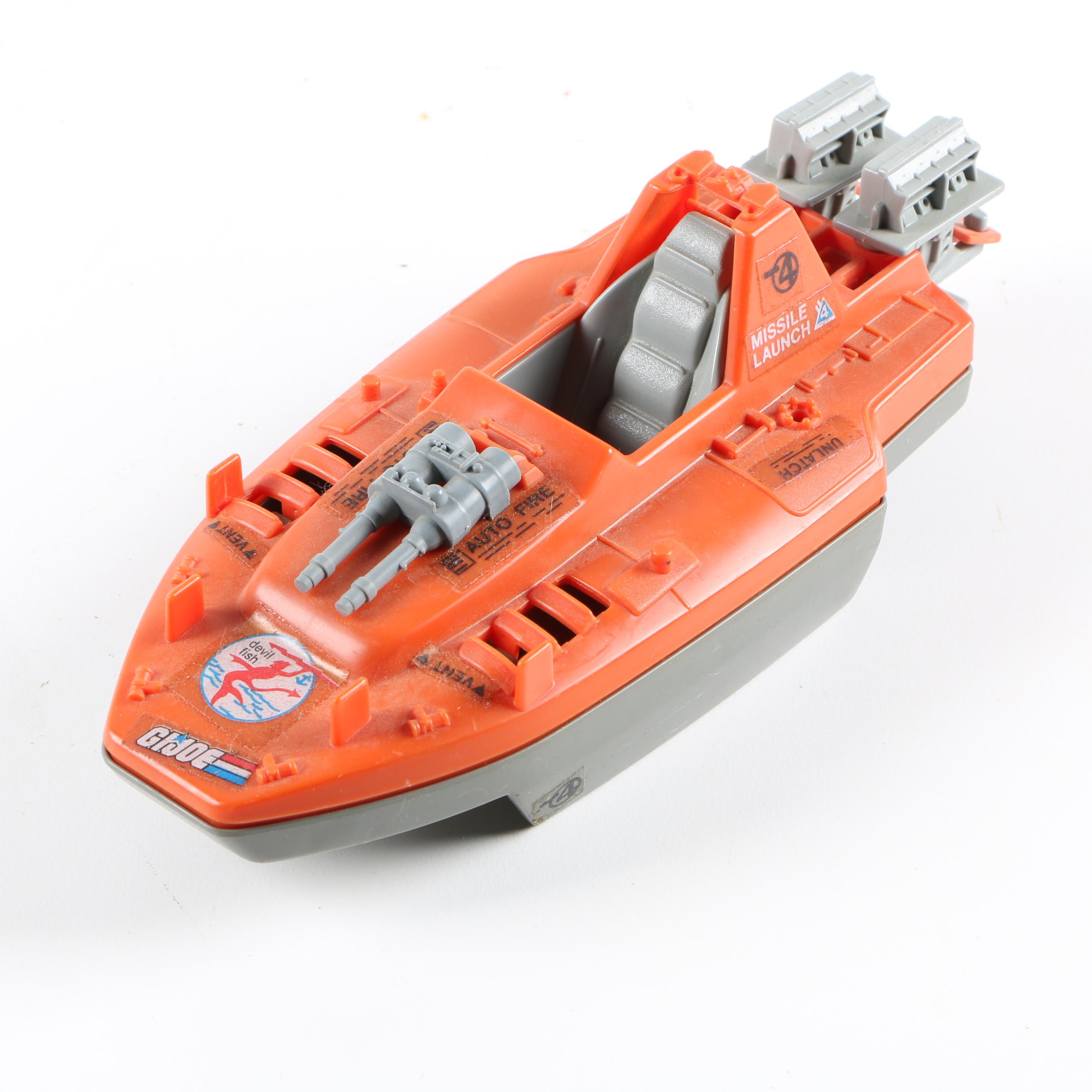 Assortment of "GI Joe" Vehicle Action Figures