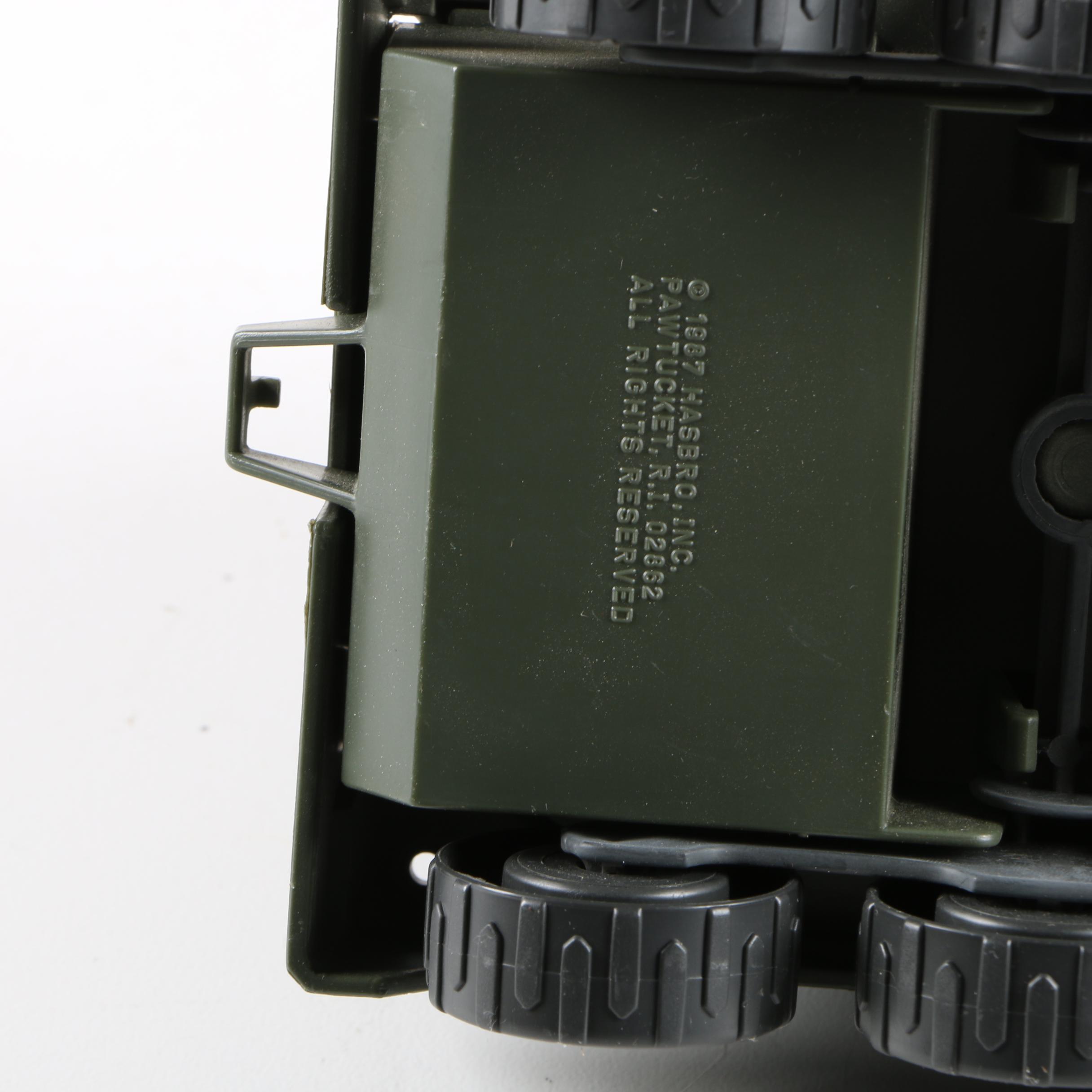 Assortment of "GI Joe" Vehicle Action Figures