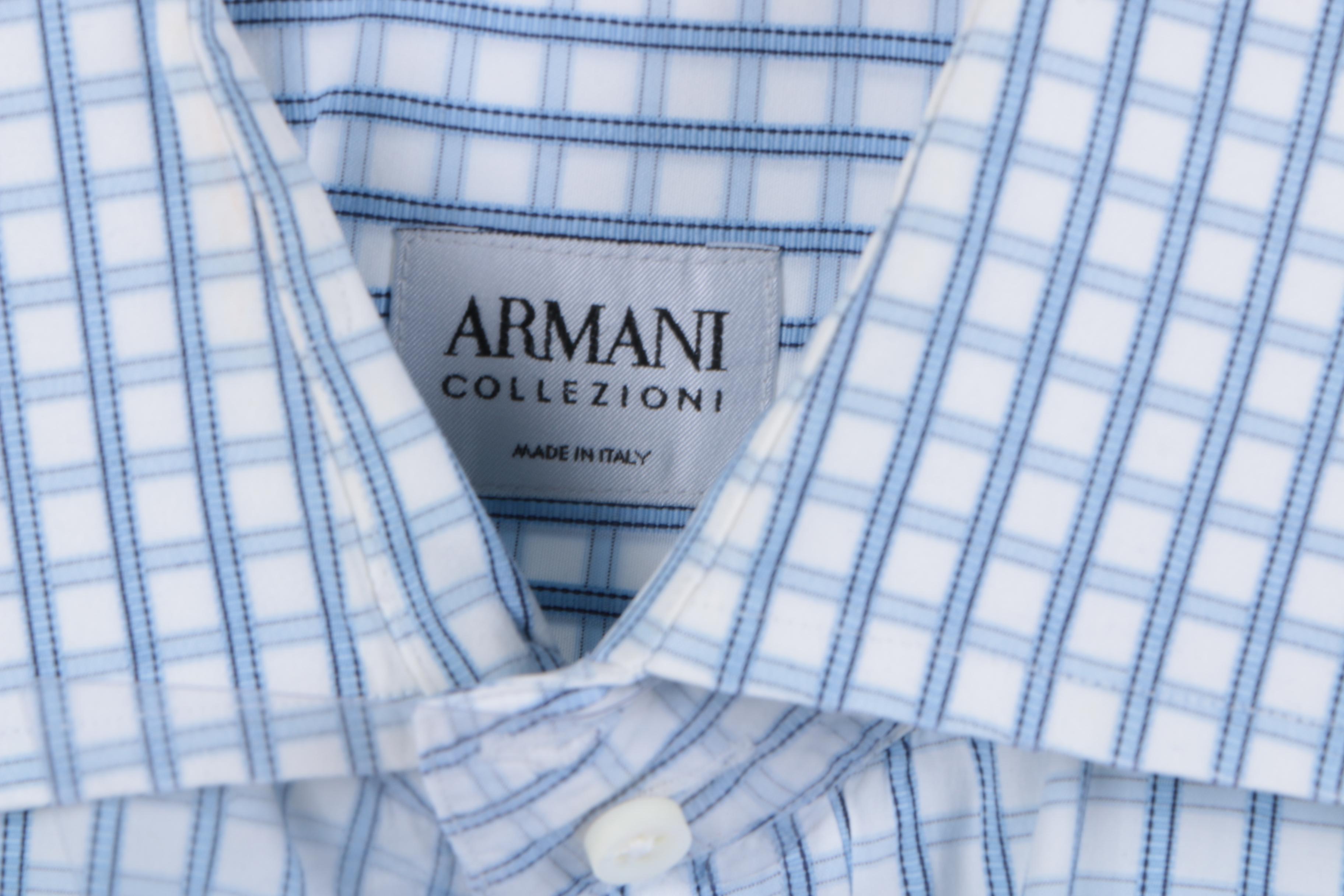 Men's Armani Collezioni Dress Shirts