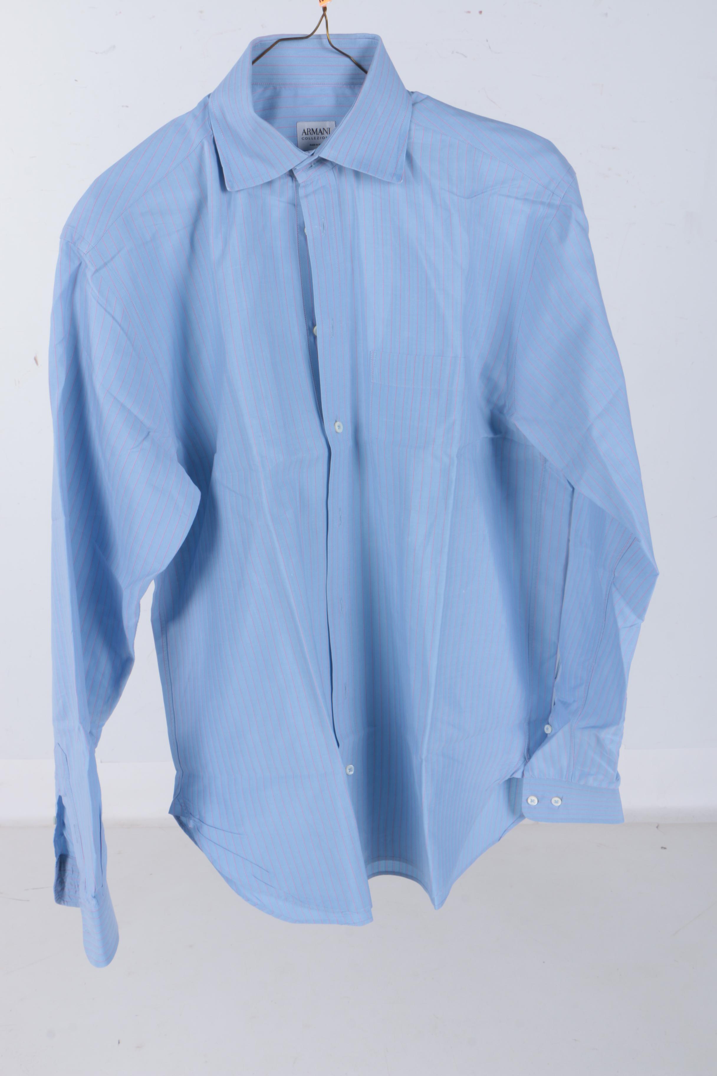 Men's Armani Collezioni Dress Shirts