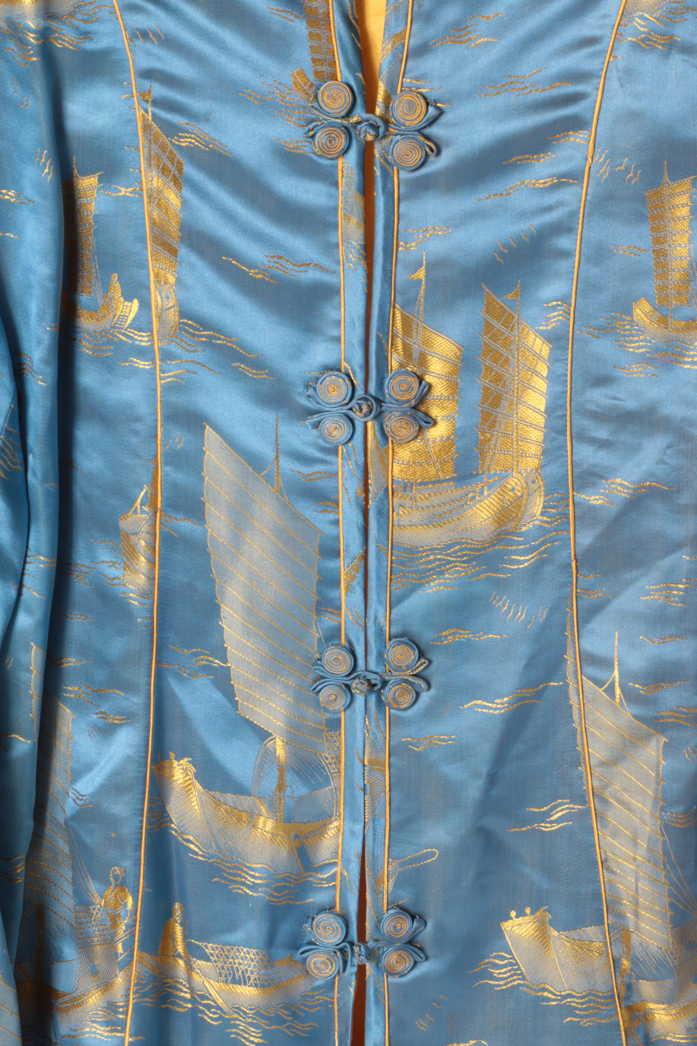 Vintage Chinese Silk Brocade Suit