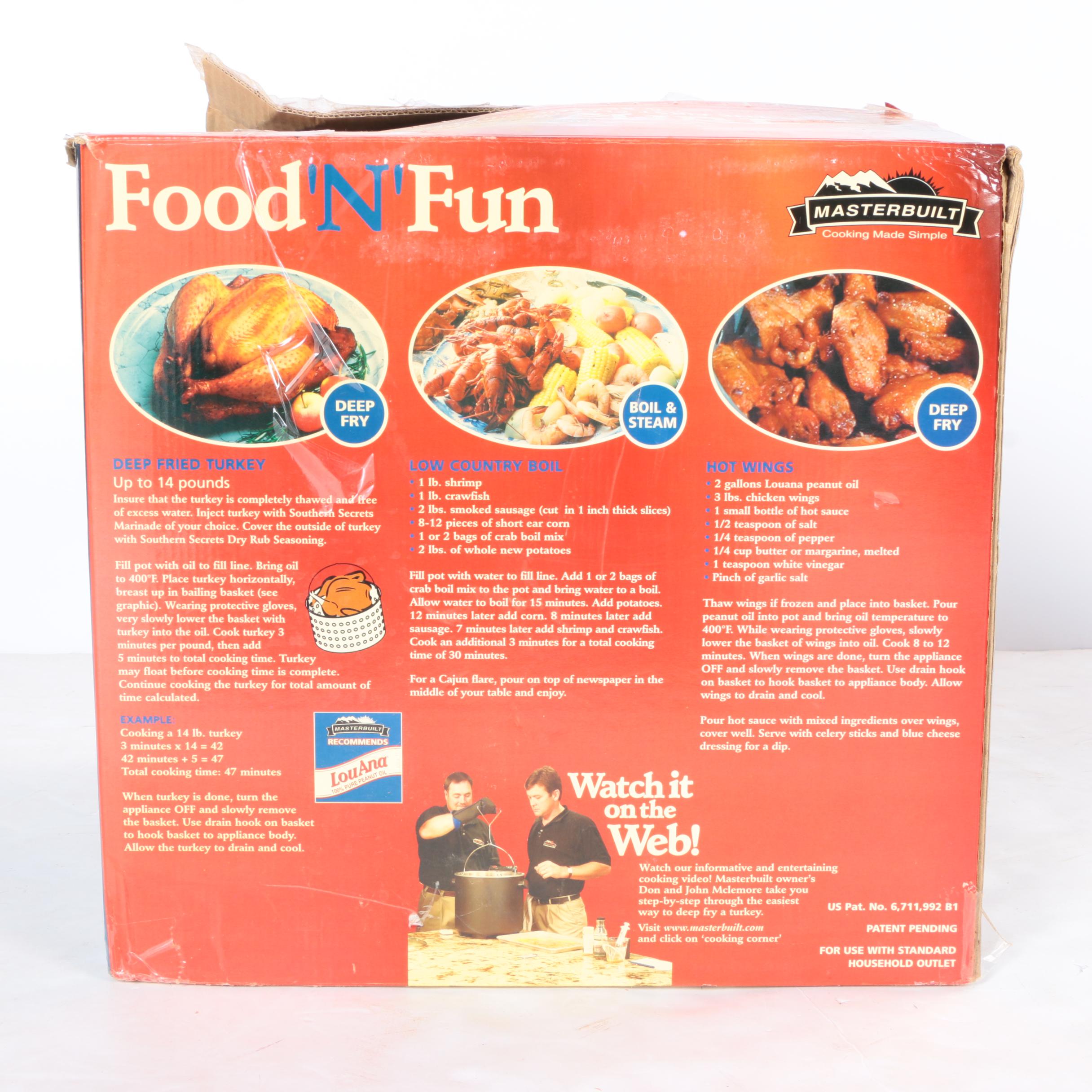 Masterbuilt "Turk'N"Surf" Electric Turkey Fryer