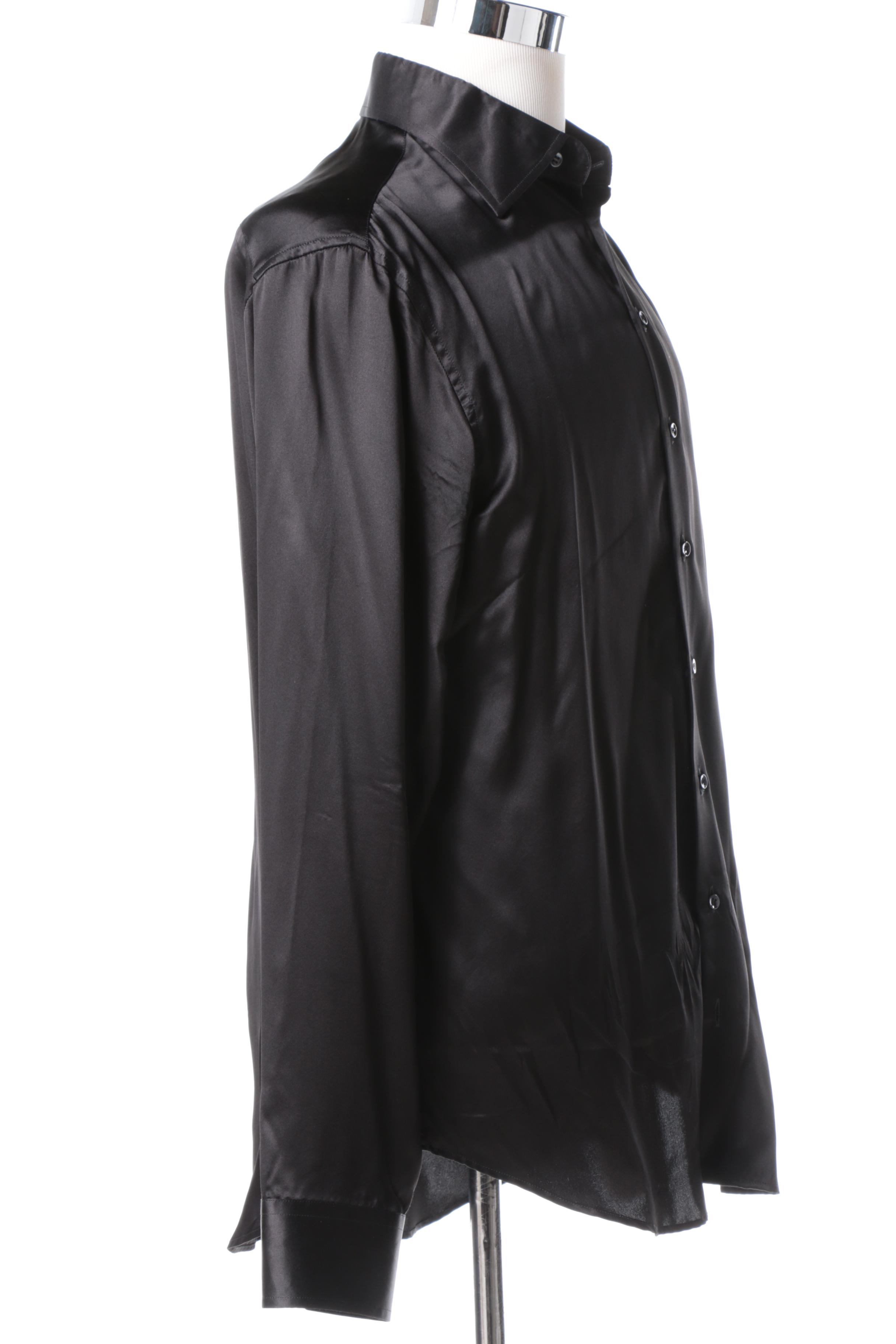 Men's Giorgio Armani Silk Dress Shirt