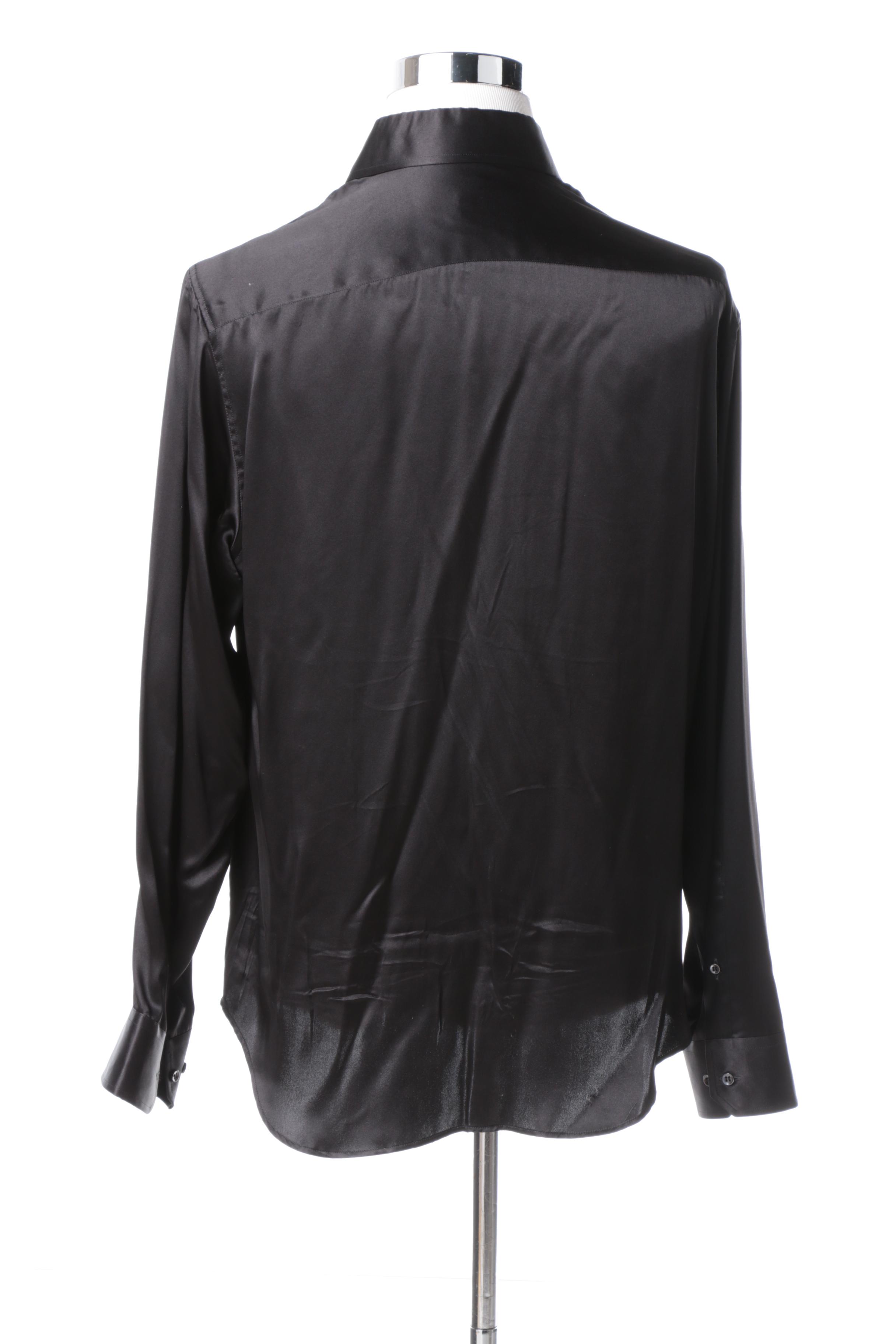 Men's Giorgio Armani Silk Dress Shirt