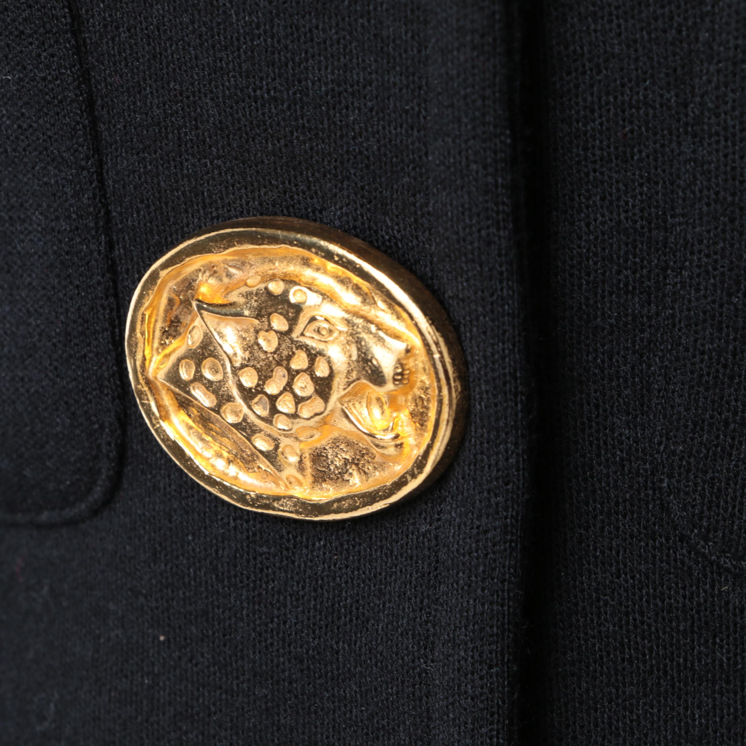 Gemma Kahng Faux Fur and Wool Jacket