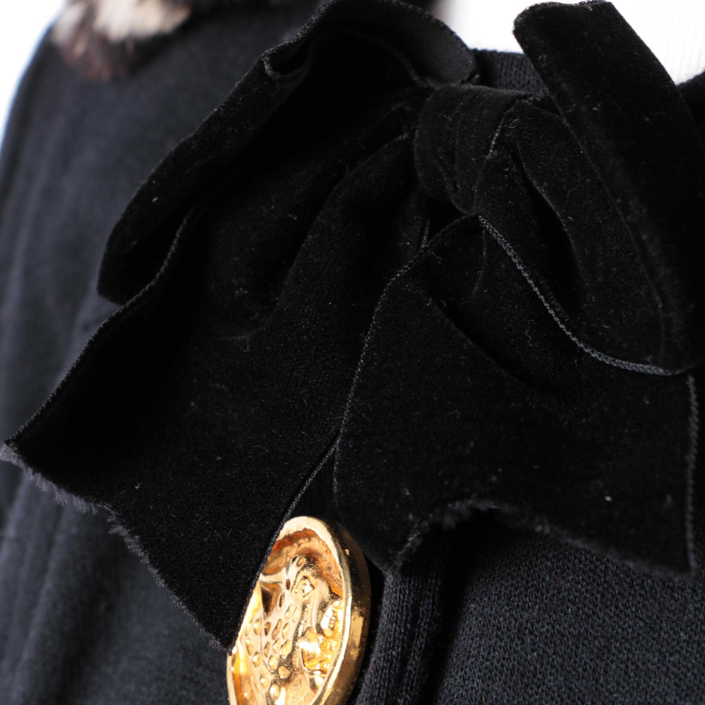 Gemma Kahng Faux Fur and Wool Jacket