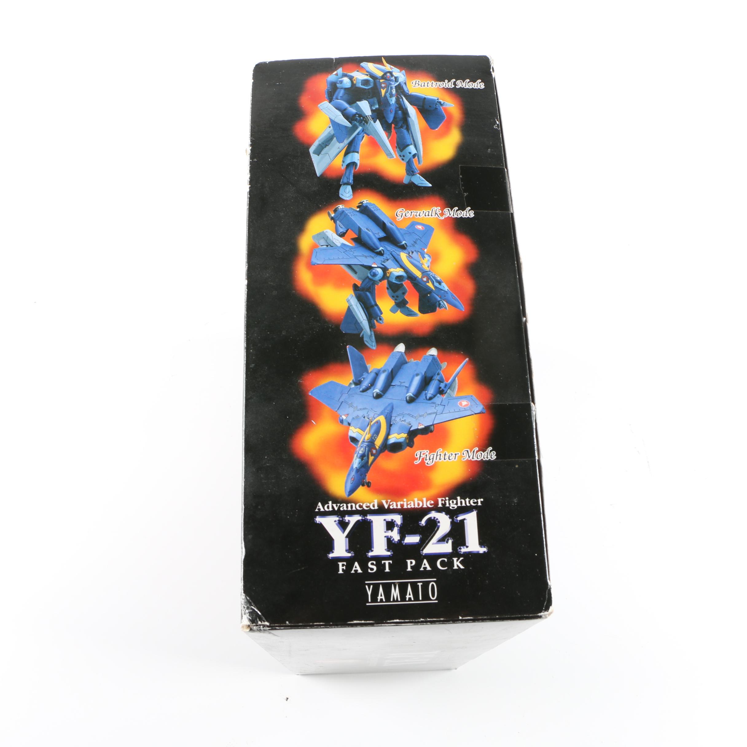 YF-21 Advanced Variable Fighter Die-Cast Figure by Macross Plus