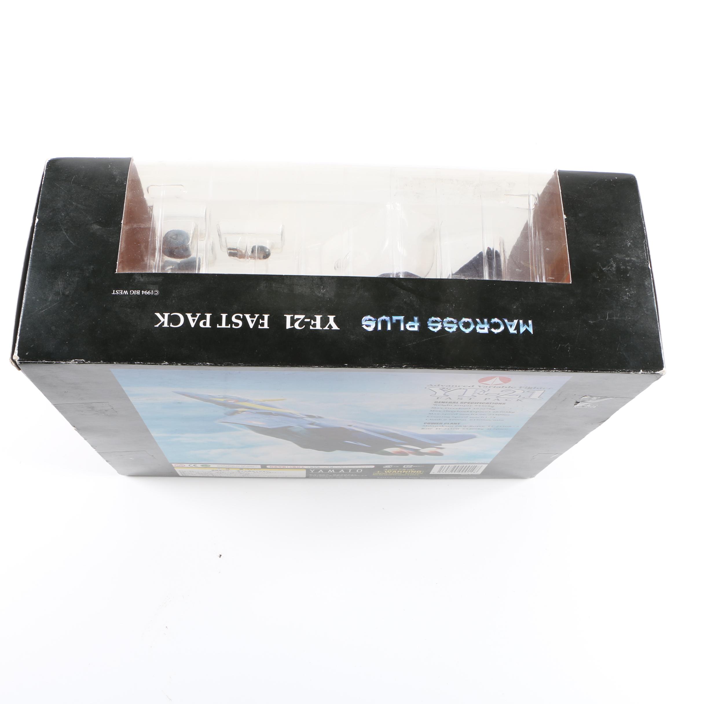 YF-21 Advanced Variable Fighter Die-Cast Figure by Macross Plus