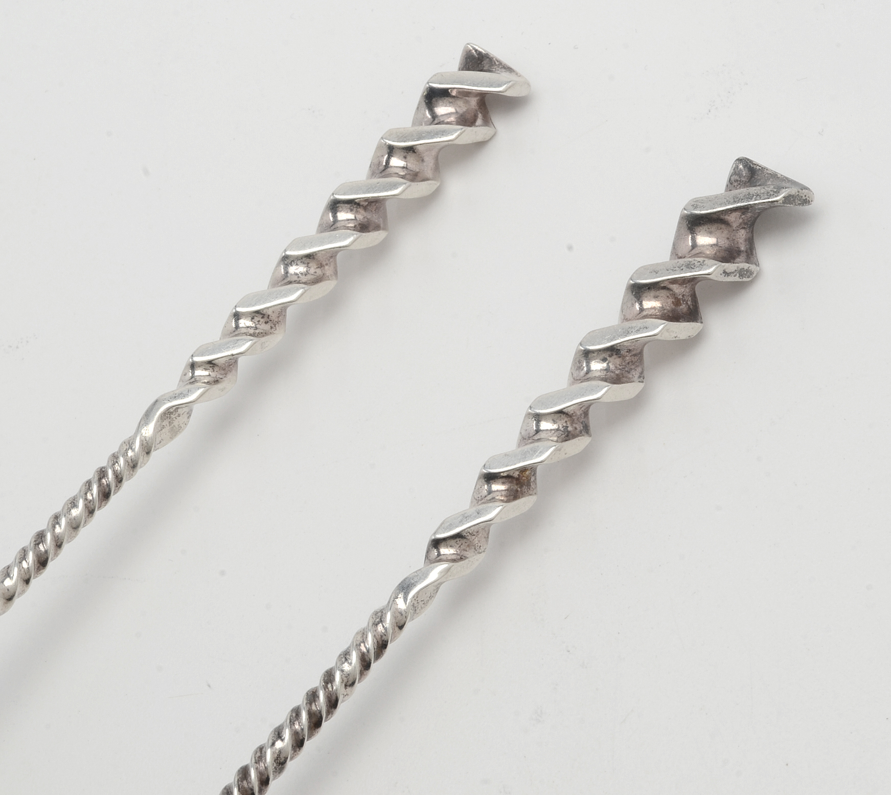 Vintage Whiting Sterling Silver "Square Twist" Pattern Salad Set